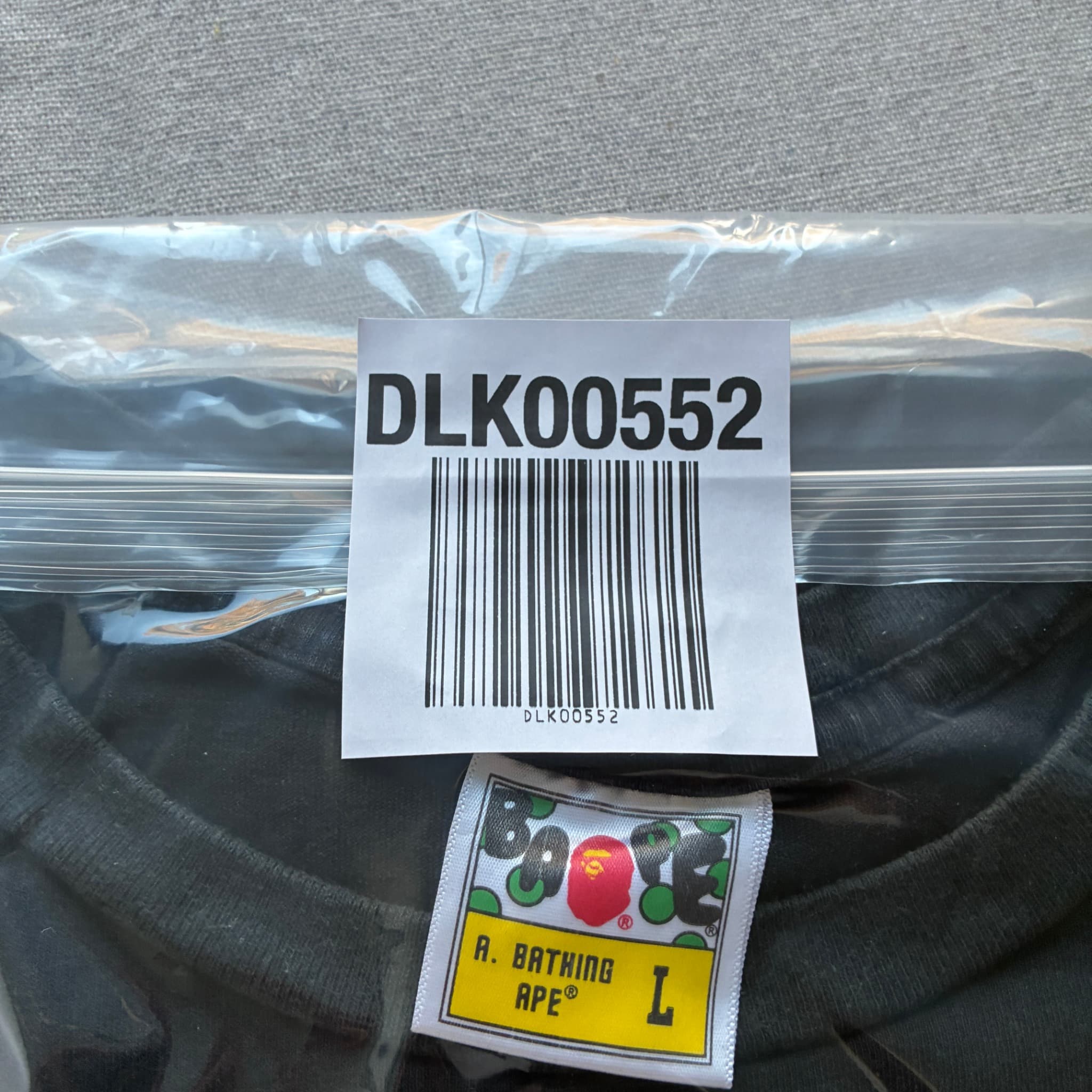 A. BATHING APE BAPE Black Camo Star Graphic T-Shirt Size L — photo 7 of 7