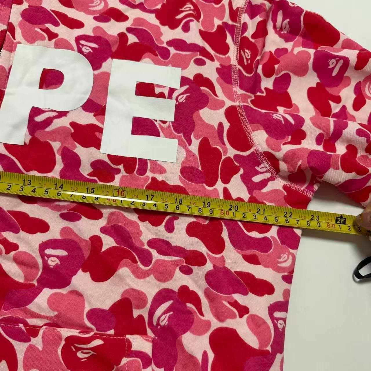 A Bathing Ape BAPE Pink Camo Full Zip Hoodie With Ears — photo 5 of 7