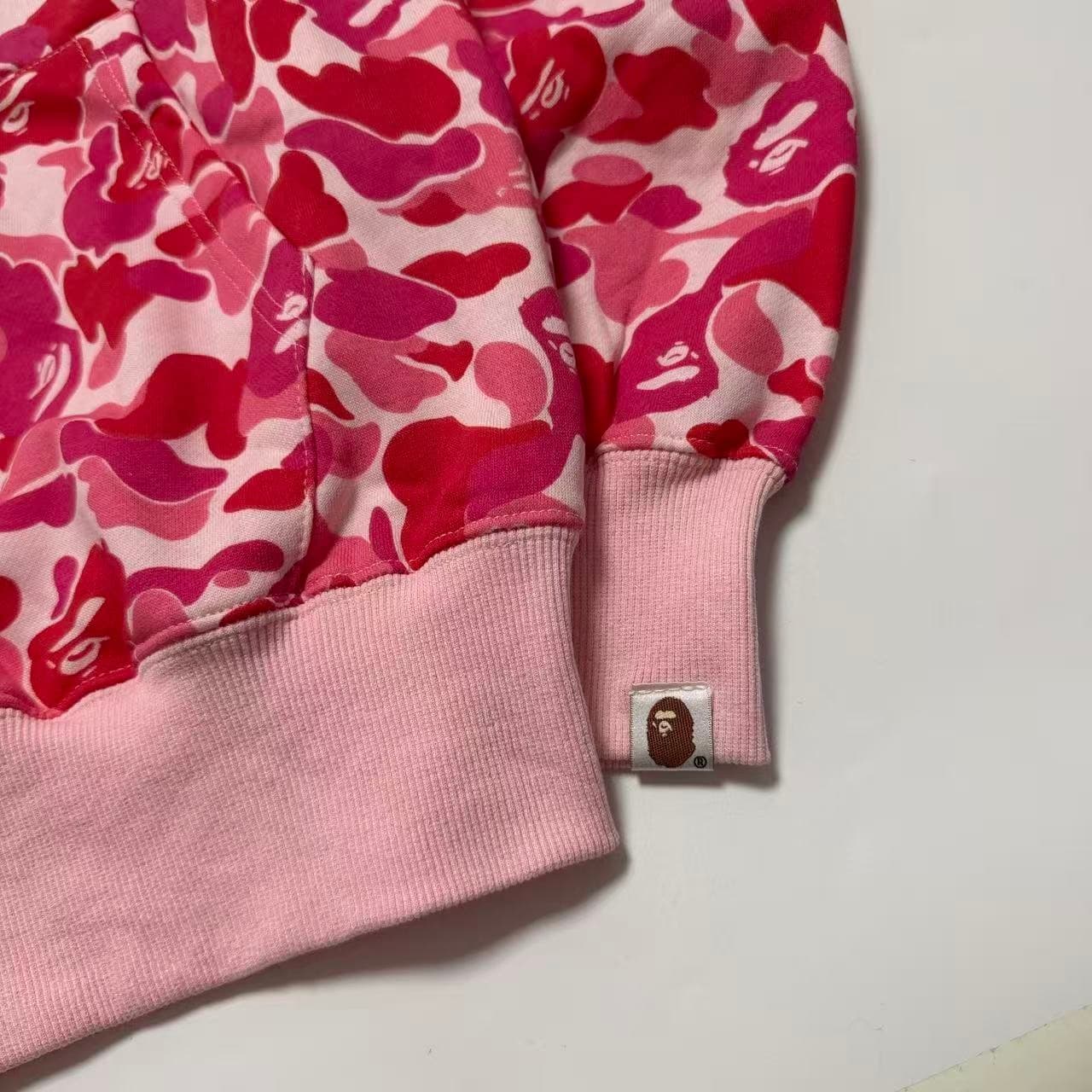 A Bathing Ape BAPE Pink Camo Full Zip Hoodie With Ears — photo 7 of 7