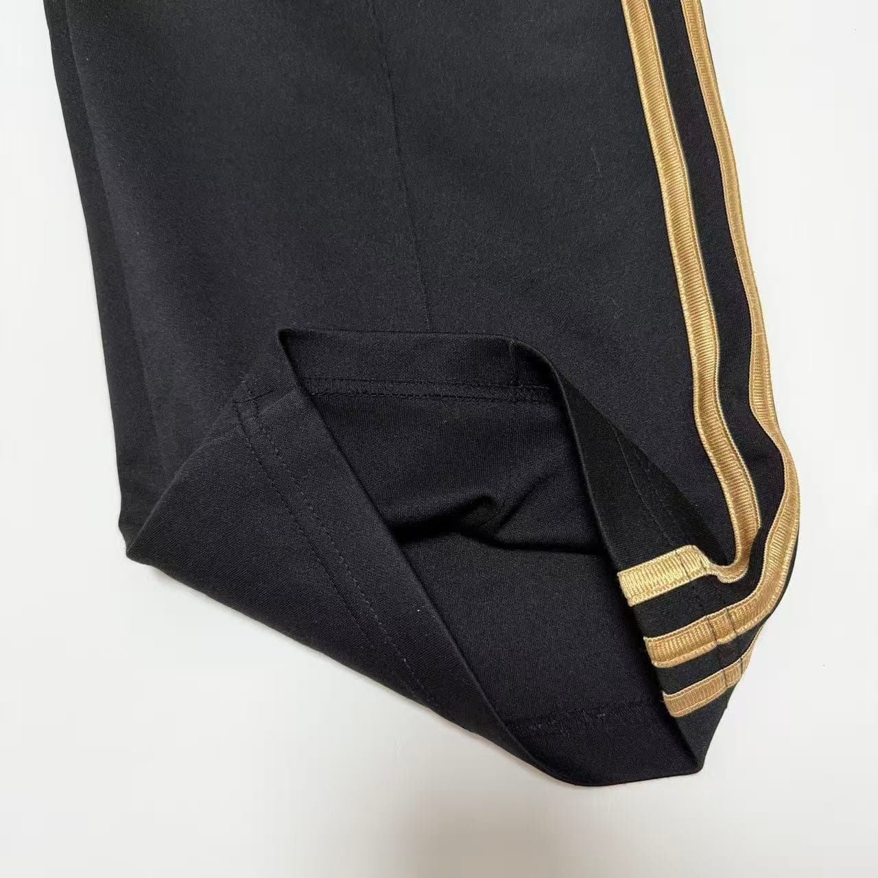 Adidas Black Gold Three-Stripe Track Pants — photo 8 of 11