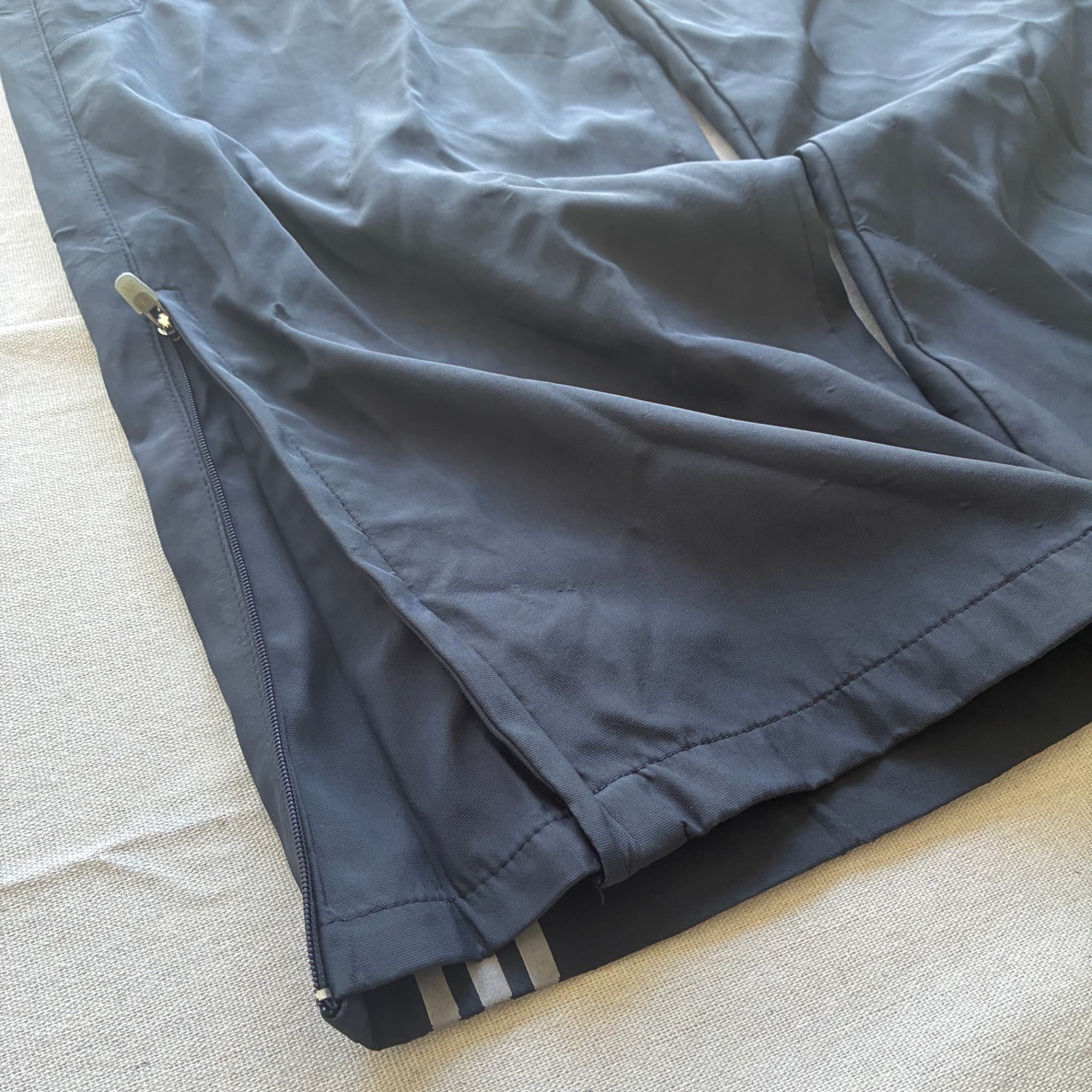 Adidas Black Nylon Track Pants 2000s Release — photo 2 of 7