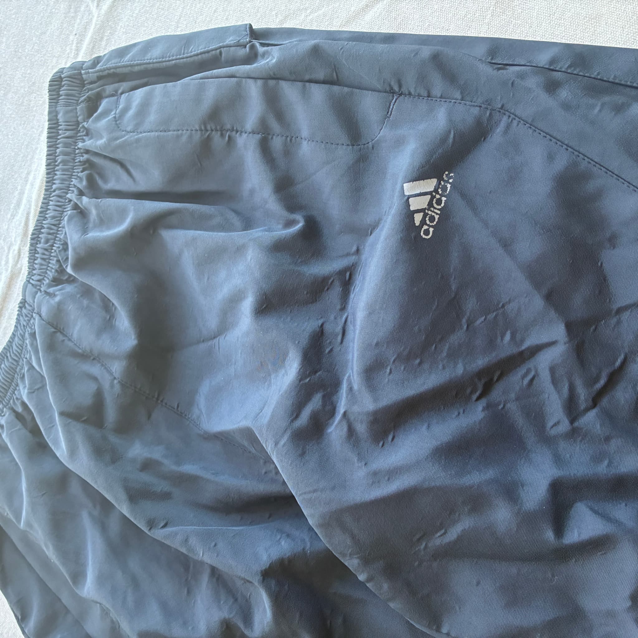 Adidas Black Nylon Track Pants 2000s Release — photo 3 of 7
