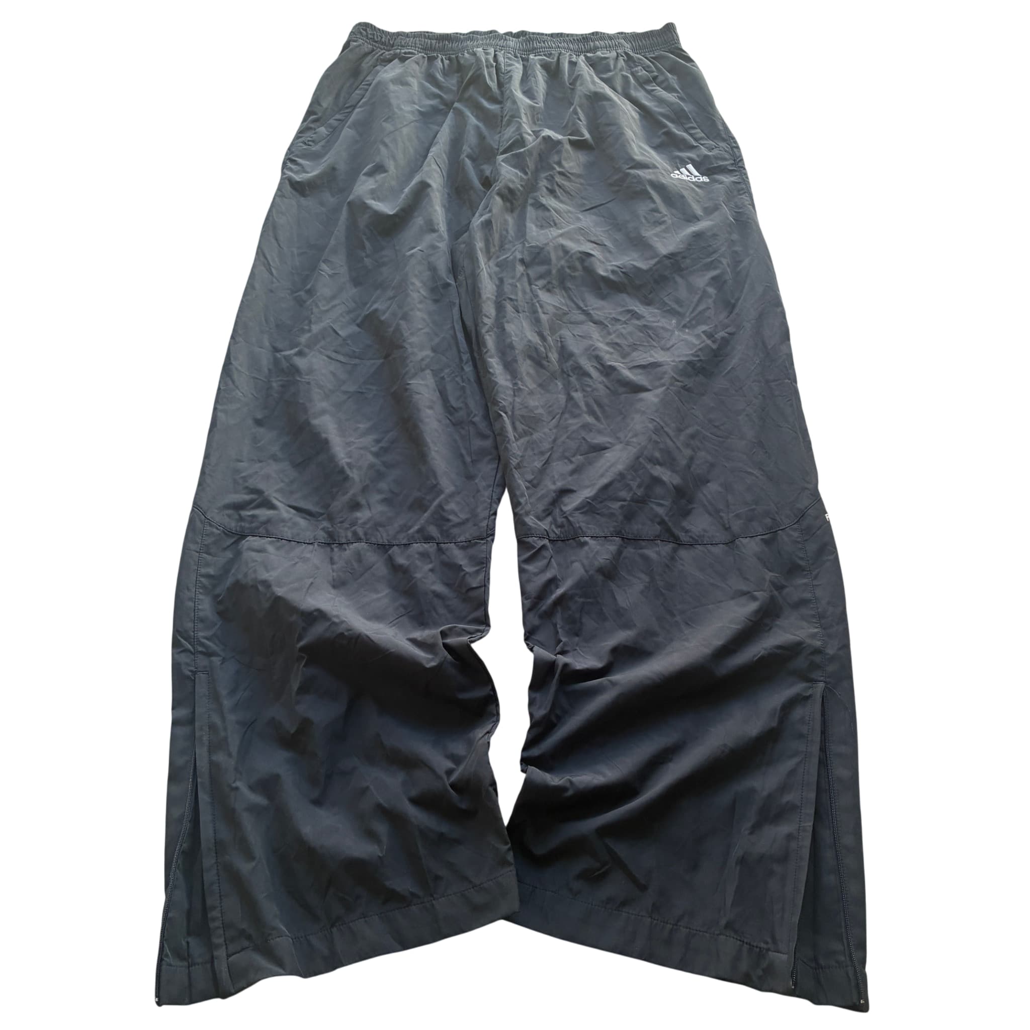 Adidas Black Nylon Track Pants XXL — photo 1 of 8