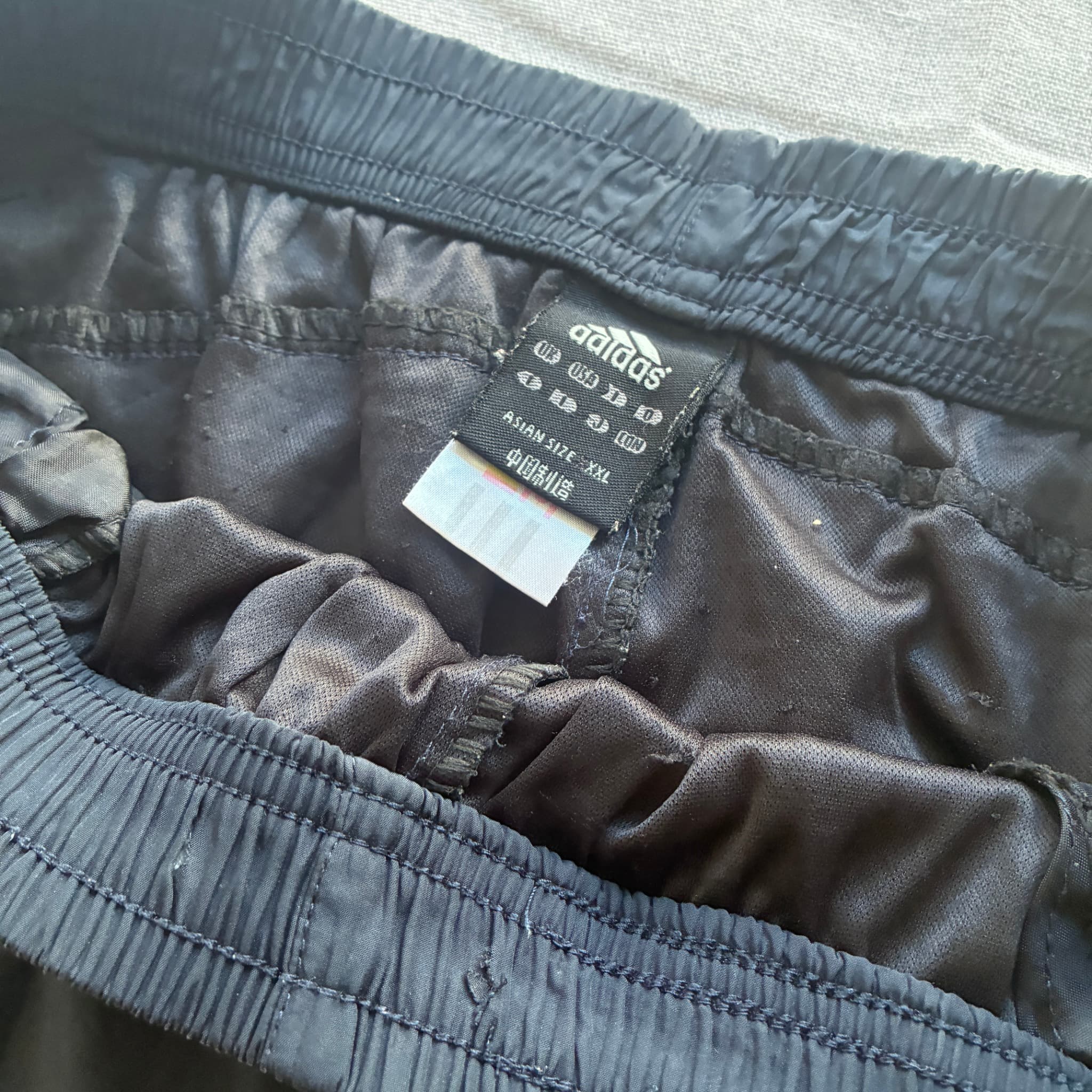 Adidas Black Nylon Track Pants XXL — photo 4 of 8