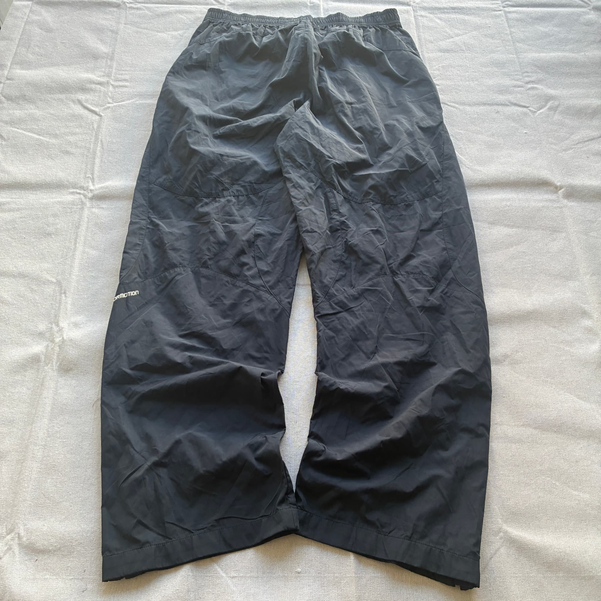 Adidas Black Nylon Track Pants XXL — photo 5 of 8