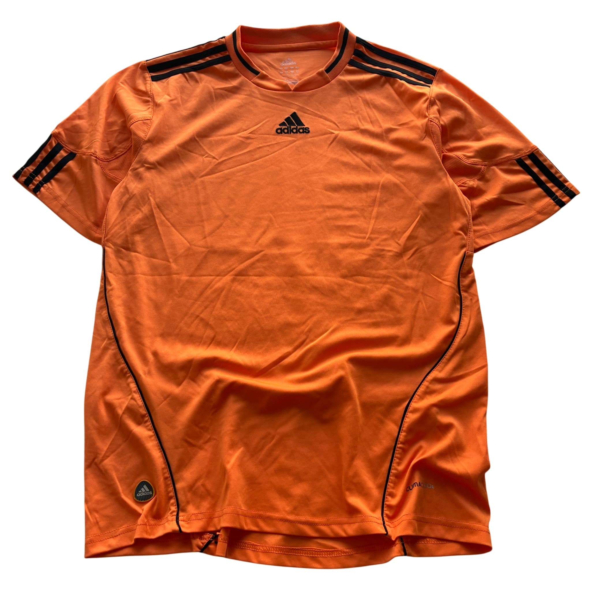 Adidas Climacool Training Jersey Orange Black Athletic Shirt Men's Size XL — photo 1 of 6