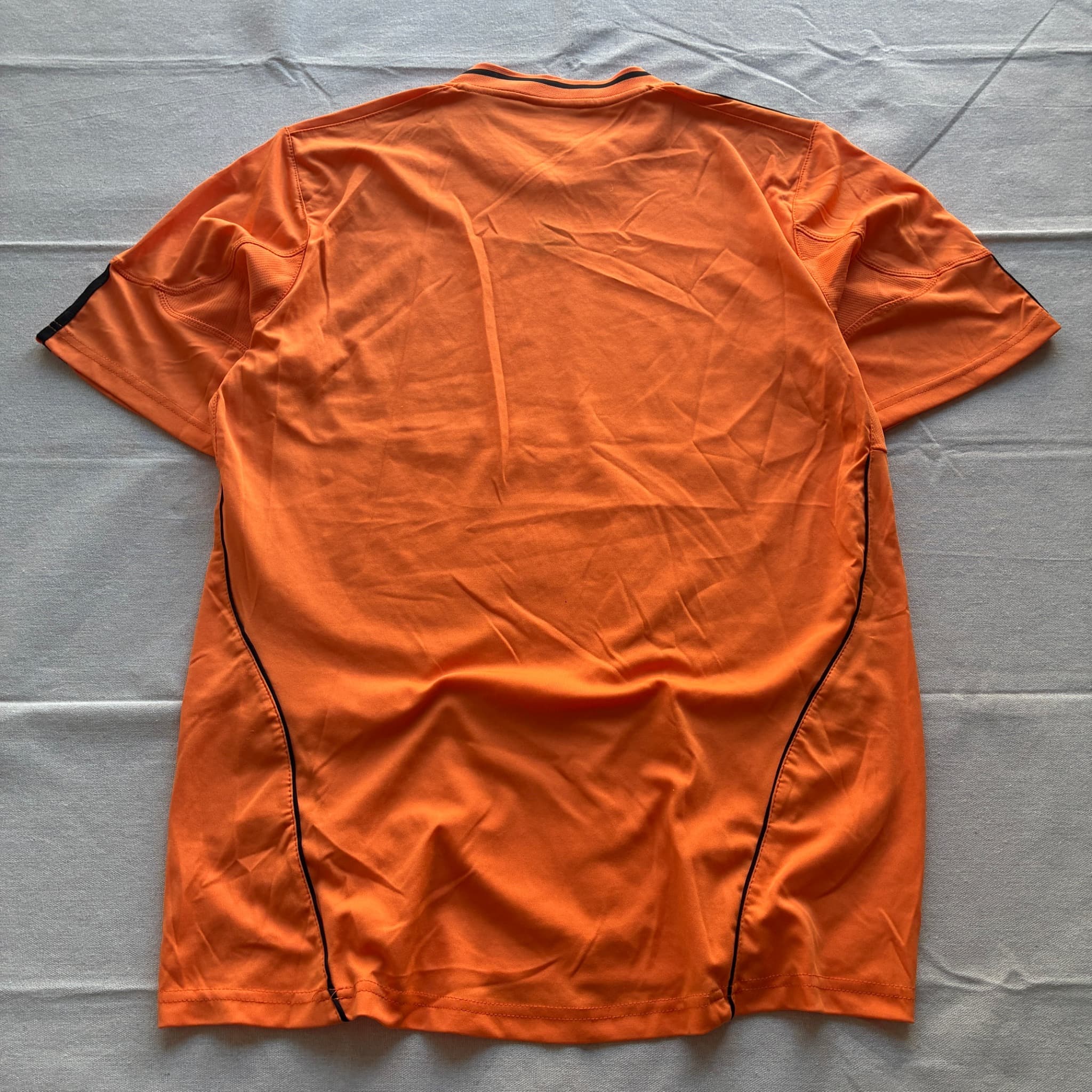Adidas Climacool Training Jersey Orange Black Athletic Shirt Men's Size XL — photo 5 of 6