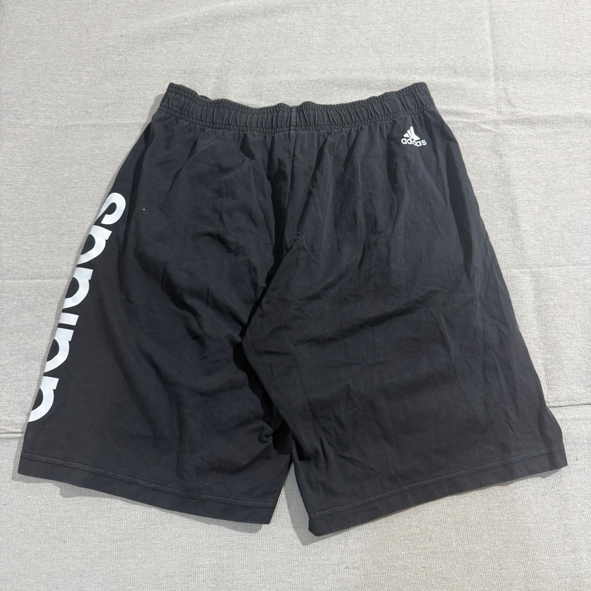 Adidas Essentials Linear Logo Cotton Shorts Black M — photo 5 of 7