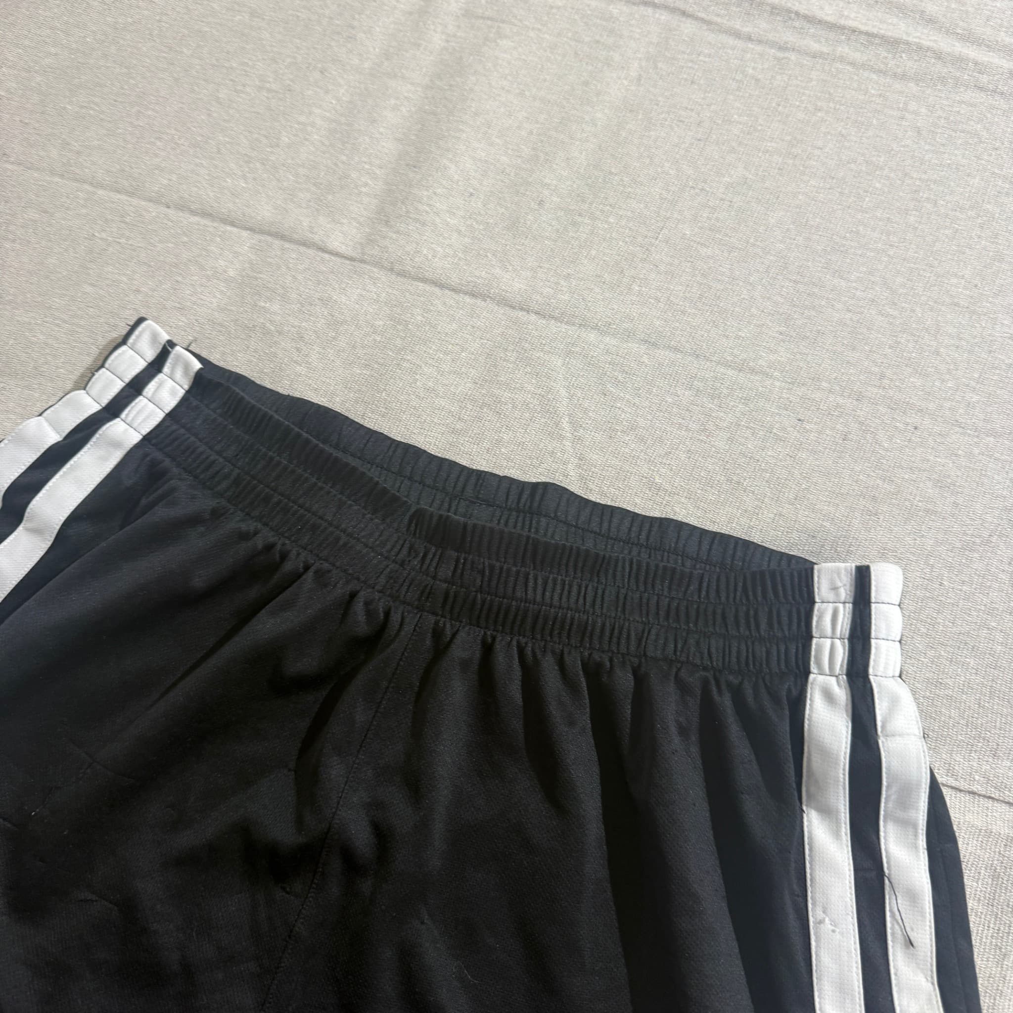 Adidas Men's 3-Stripe Athletic Performance Shorts Black 3XL — photo 3 of 7