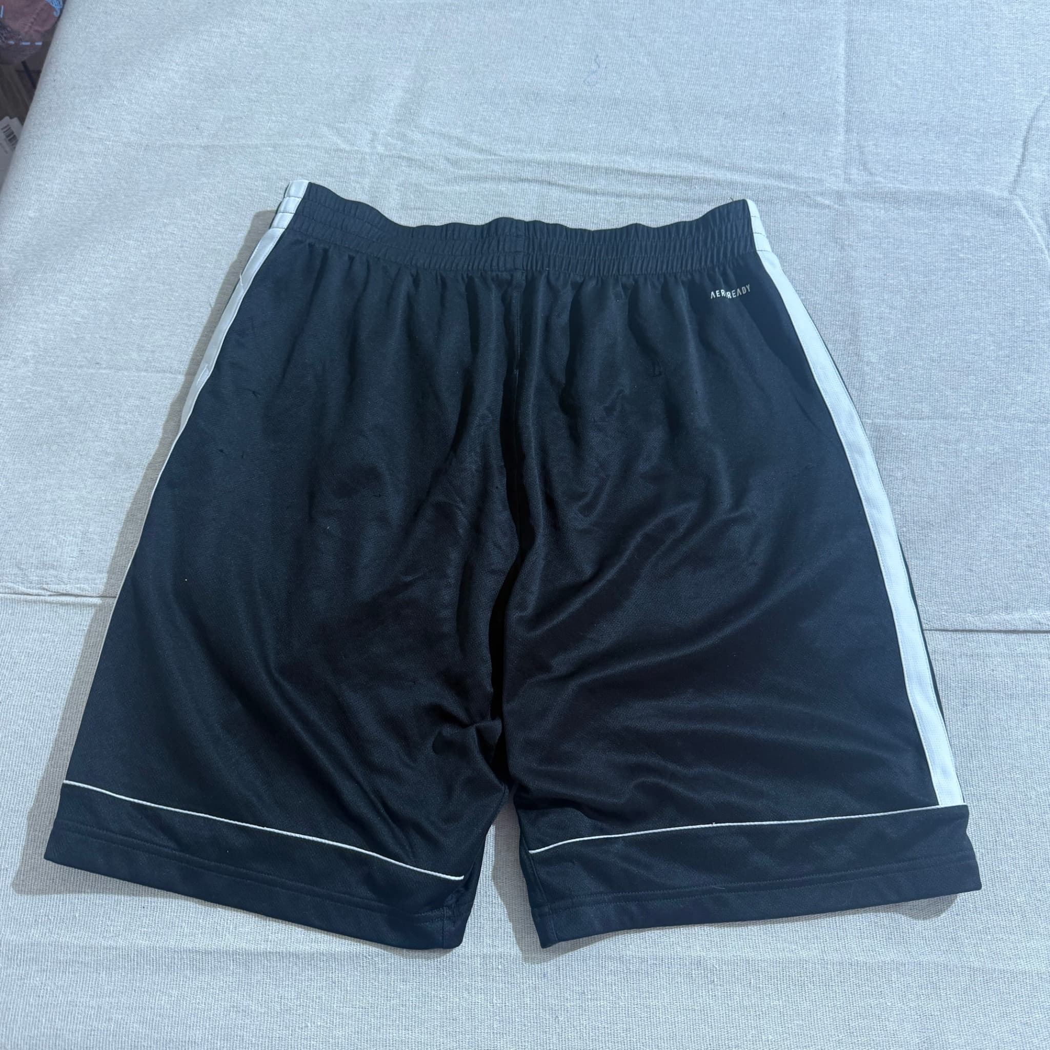 Adidas Men's 3-Stripe Athletic Performance Shorts Black 3XL — photo 6 of 7