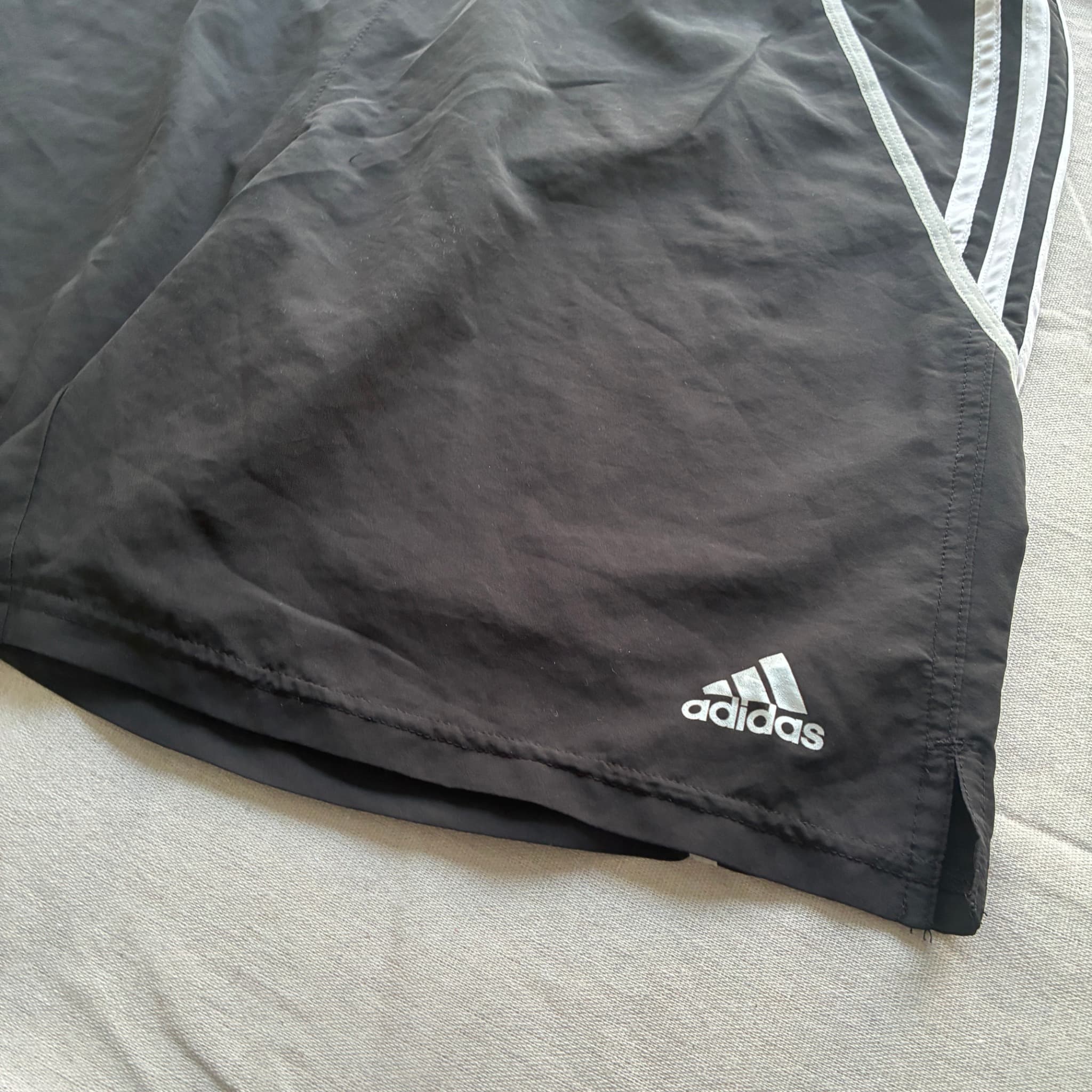 Adidas Men's 3-Stripe Athletic Running Shorts Black Size 96 — photo 2 of 6