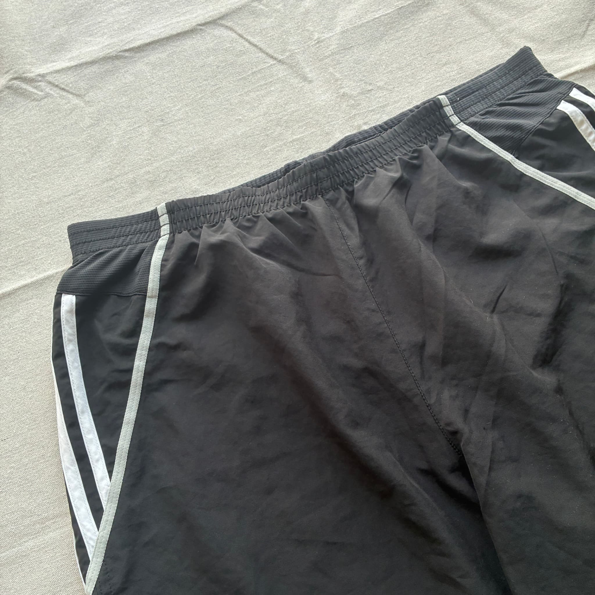 Adidas Men's 3-Stripe Athletic Running Shorts Black Size 96 — photo 3 of 6