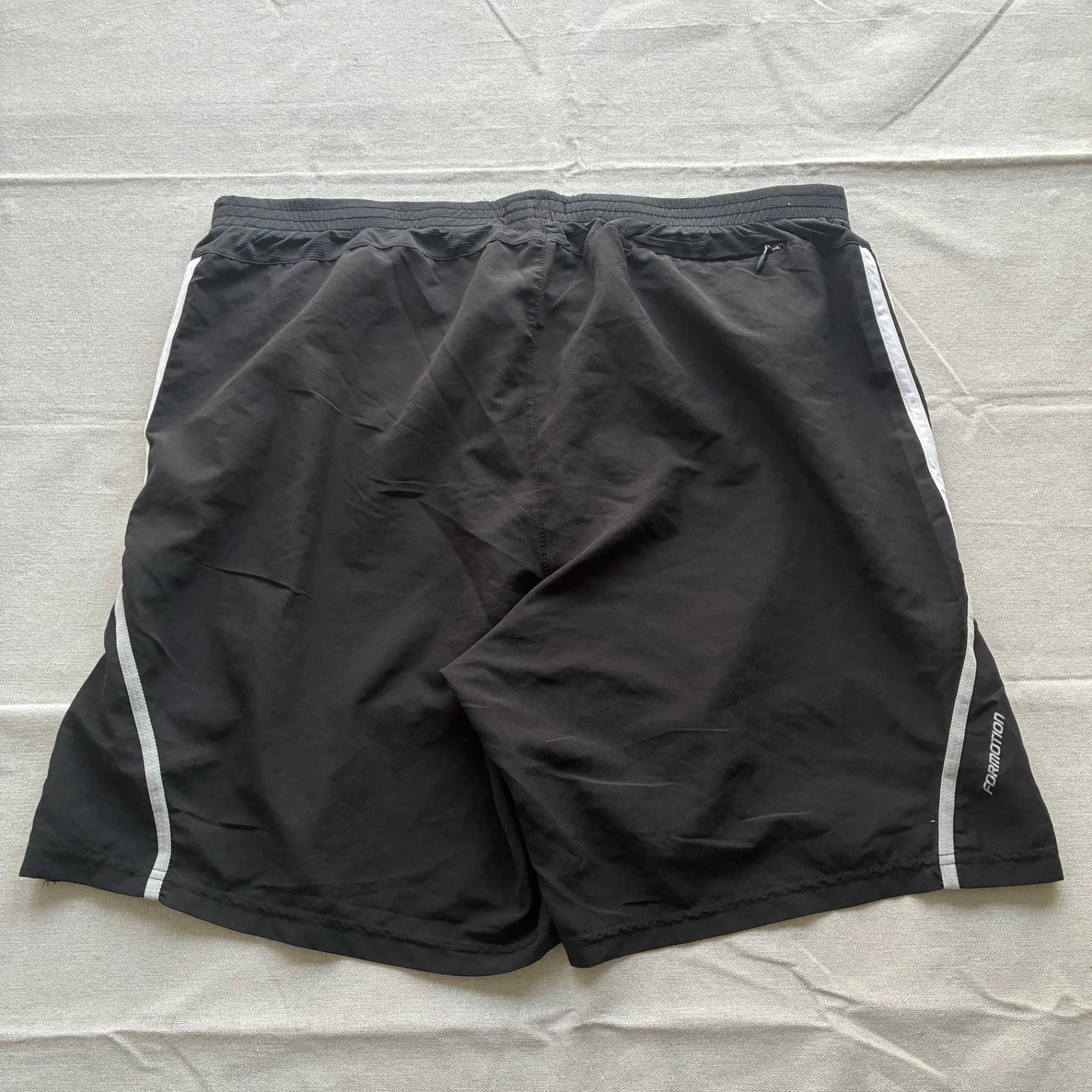 Adidas Men's 3-Stripe Athletic Running Shorts Black Size 96 — photo 5 of 6