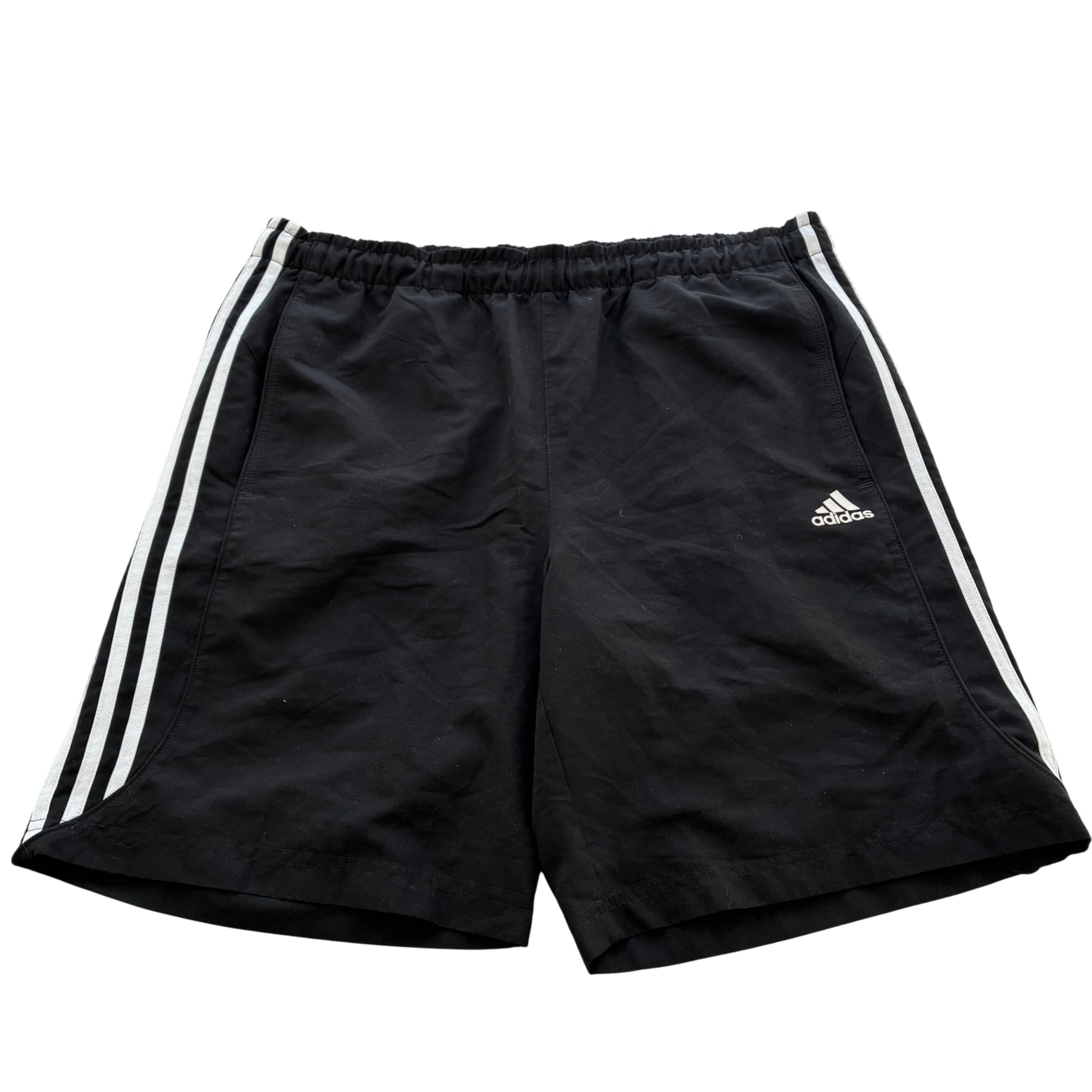 Adidas Men's 3-Stripes Essential Athletic Shorts Black Size XL — photo 1 of 6