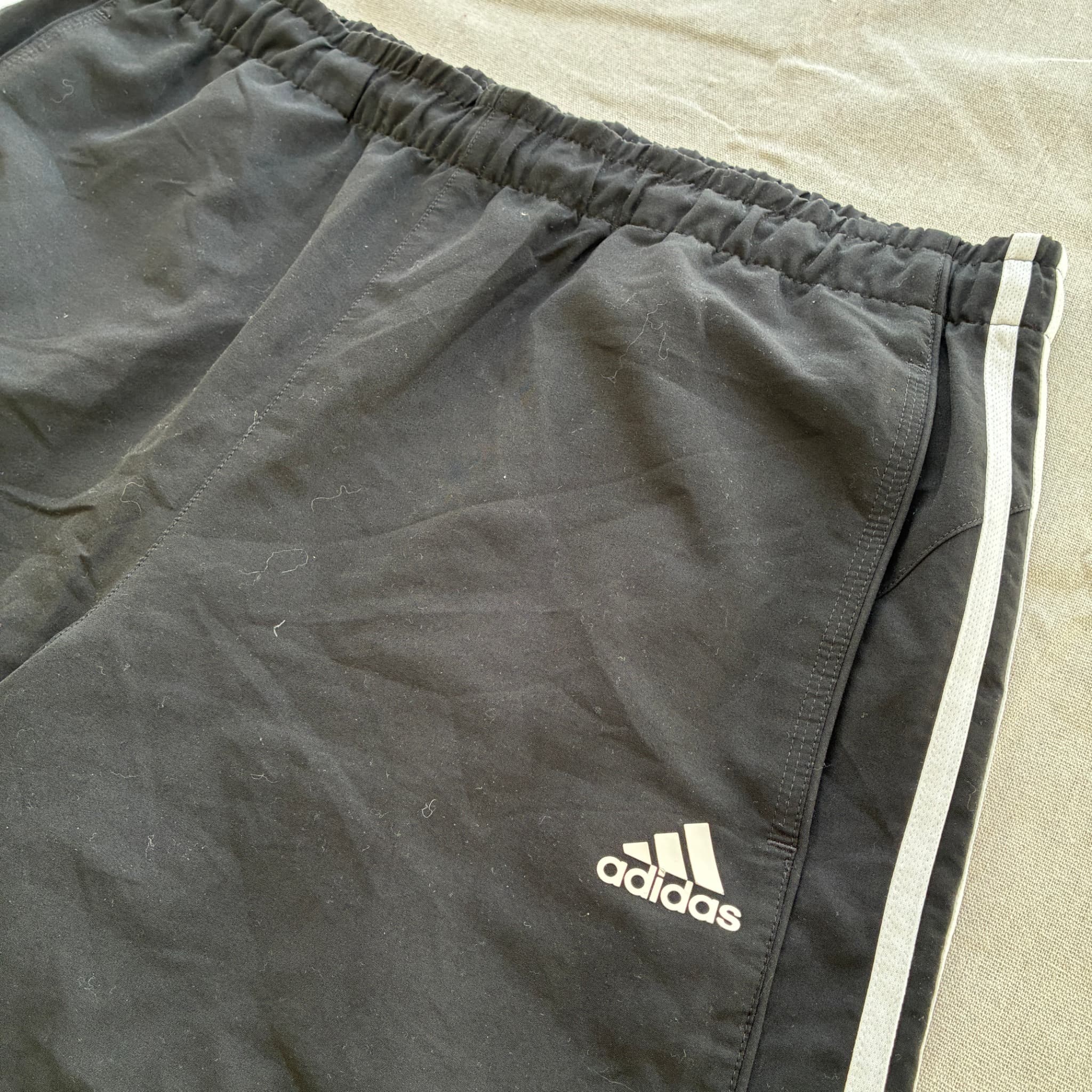 Adidas Men's 3-Stripes Essential Athletic Shorts Black Size XL — photo 3 of 6