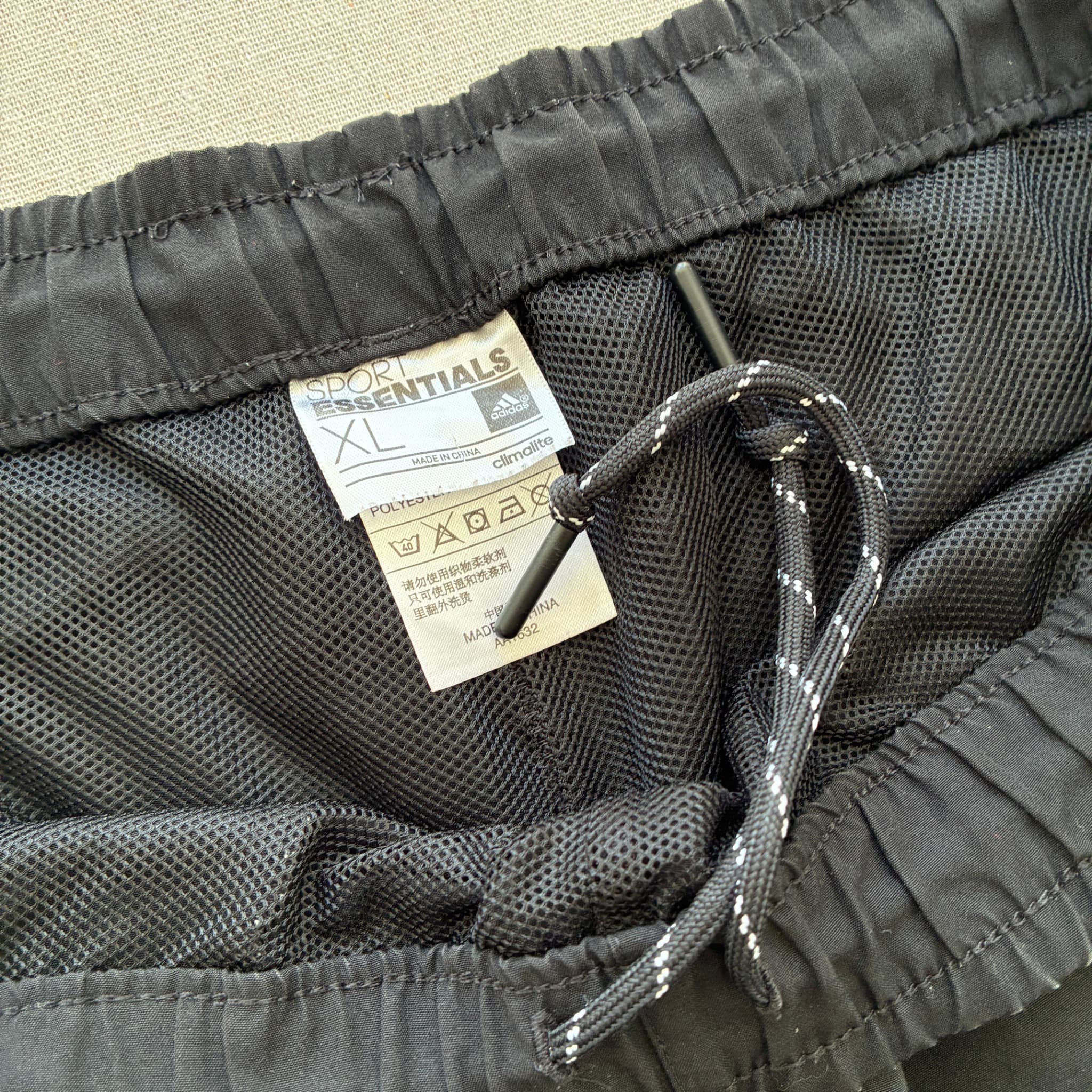 Adidas Men's 3-Stripes Essential Athletic Shorts Black Size XL — photo 4 of 6