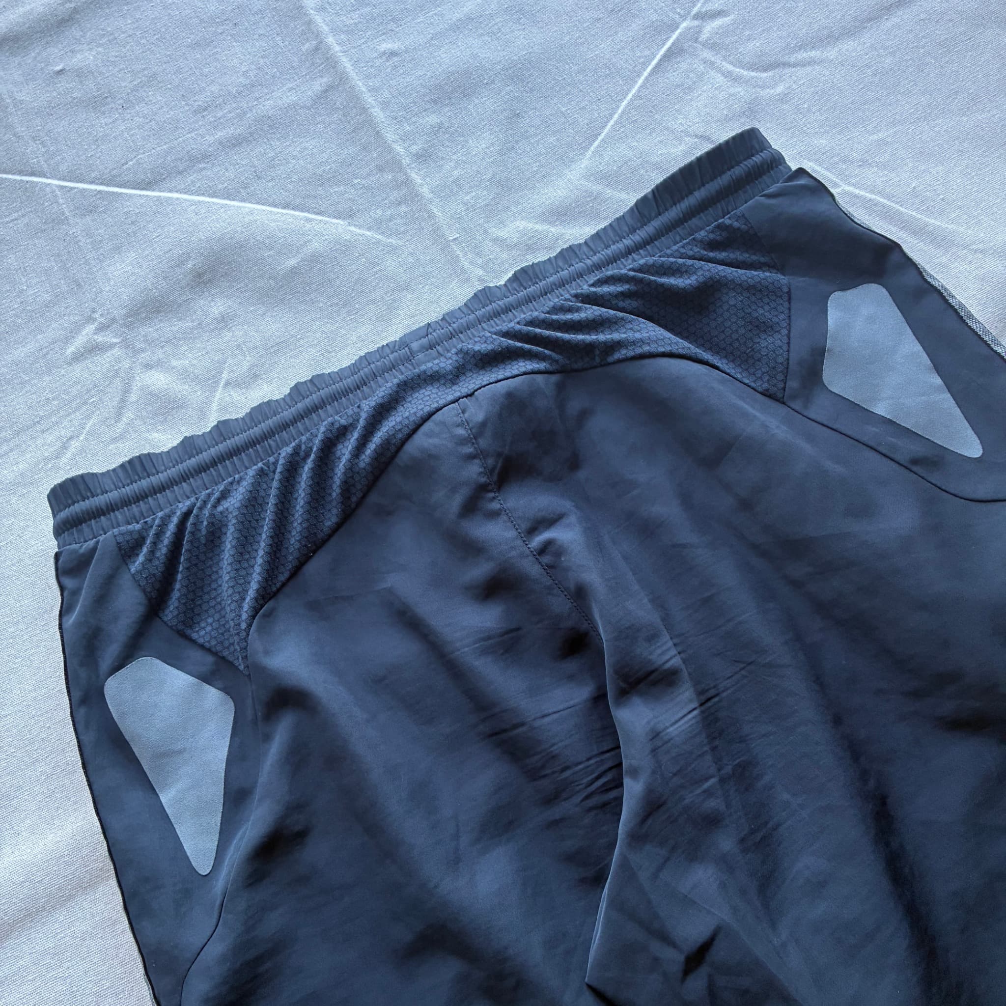 Adidas Men's Athletic Performance Training Shorts Black Baggy Vintage 2000s 2XL — photo 6 of 7