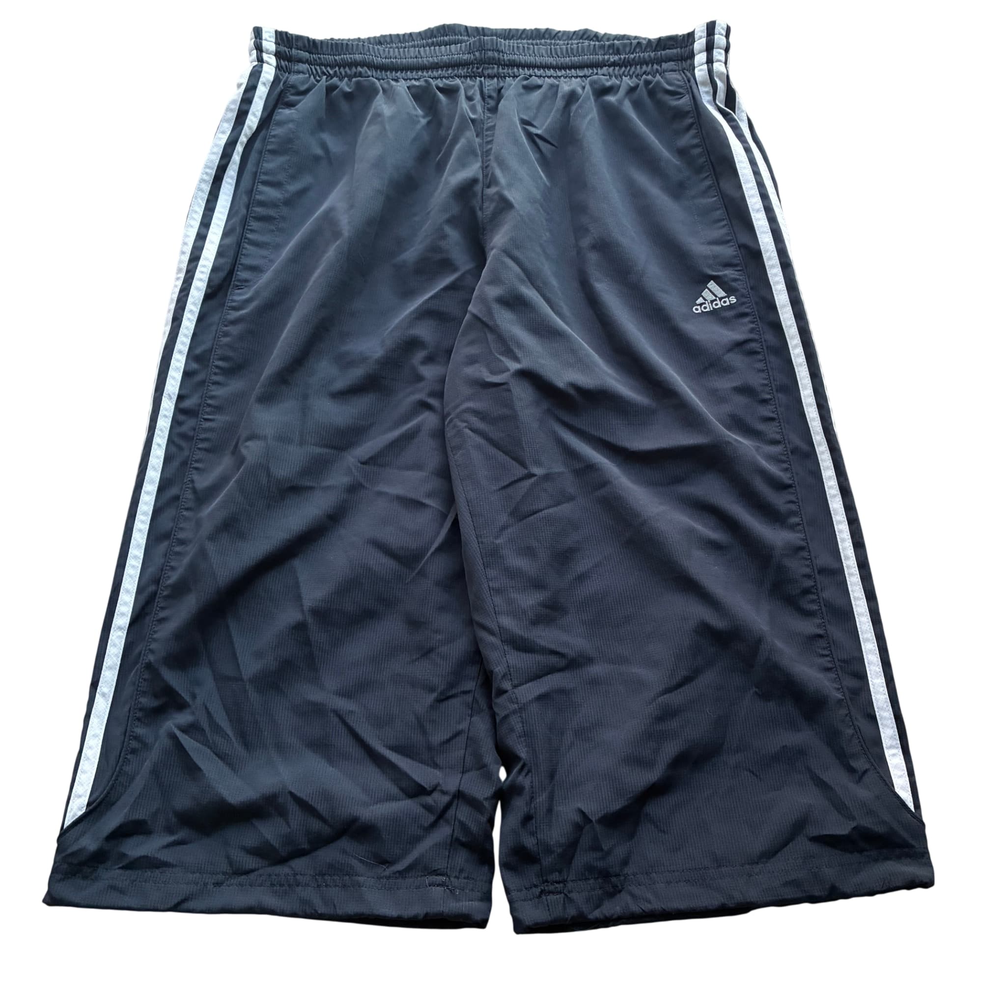 Adidas Men's Black 3-Stripe Athletic Performance Shorts — photo 1 of 6