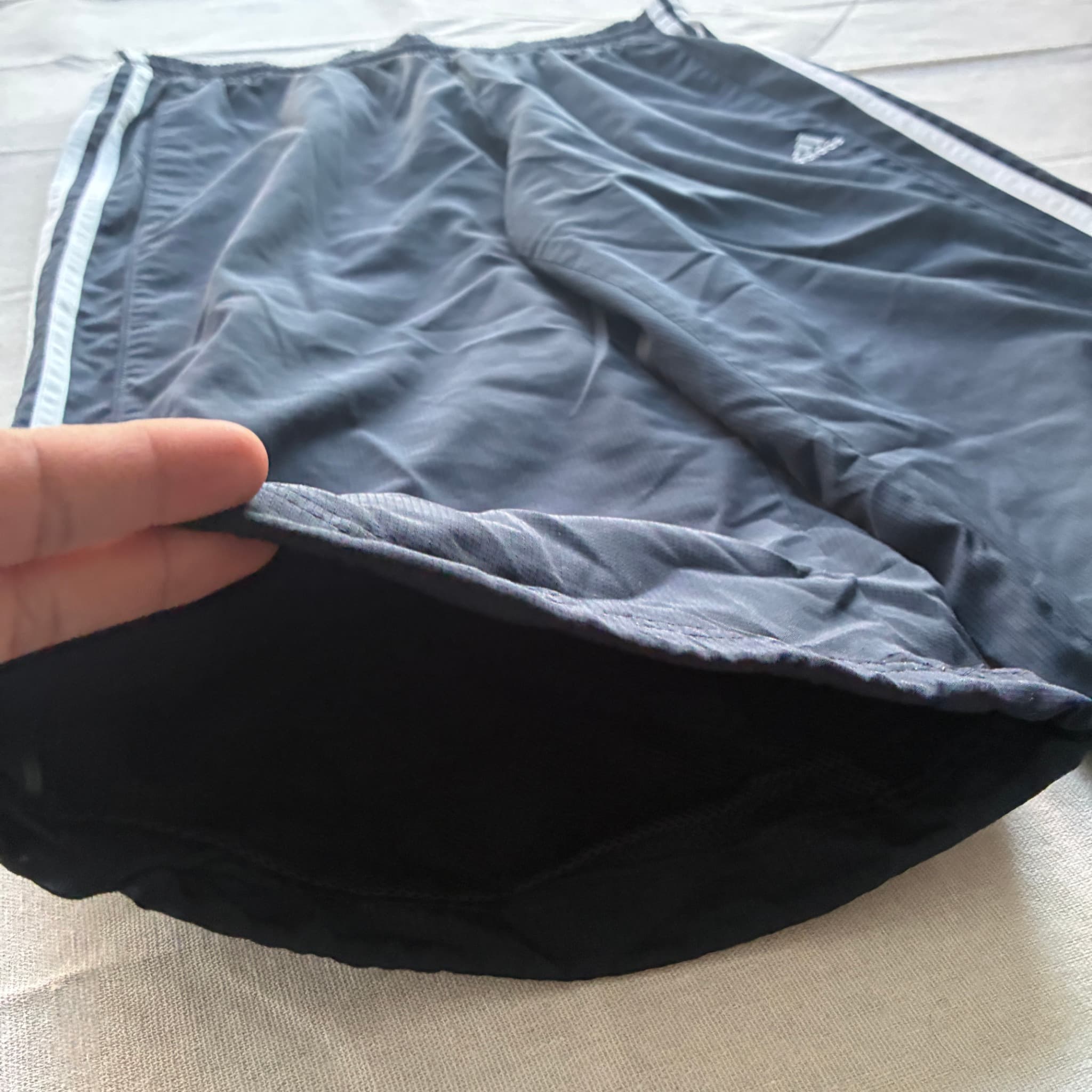 Adidas Men's Black 3-Stripe Athletic Performance Shorts — photo 2 of 6