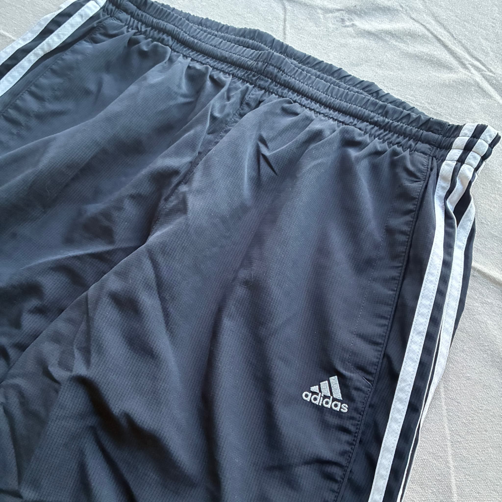 Adidas Men's Black 3-Stripe Athletic Performance Shorts — photo 3 of 6