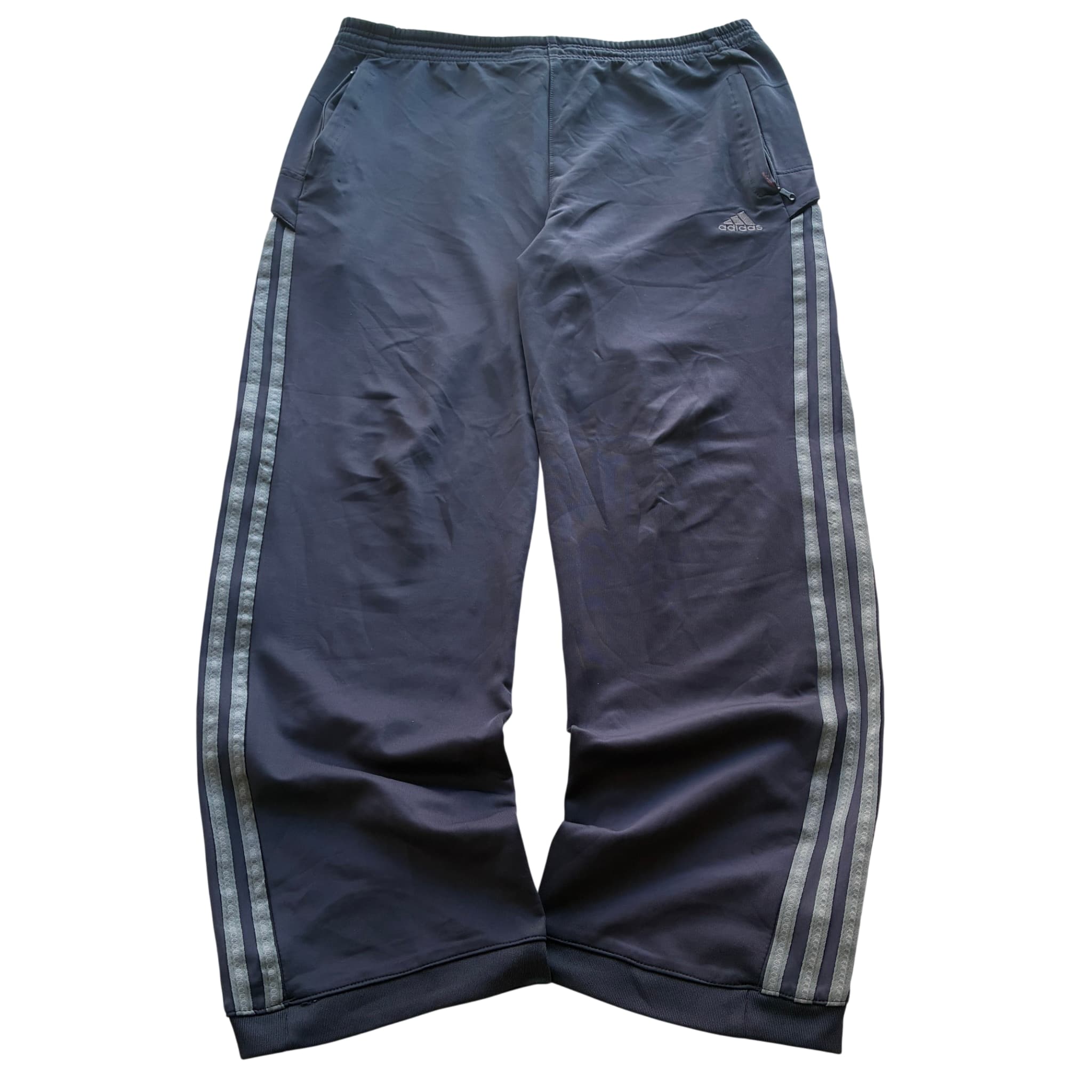 Adidas Men's Black 3-Stripe Climalite Track Pants XXL — photo 1 of 7