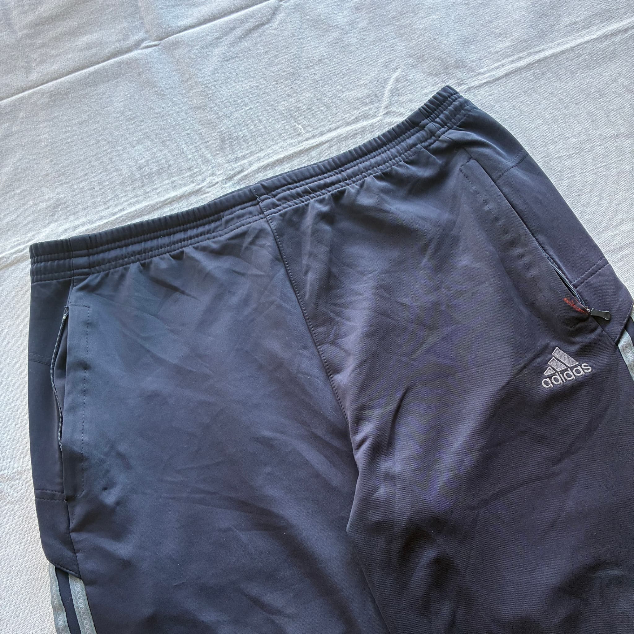 Adidas Men's Black 3-Stripe Climalite Track Pants XXL — photo 3 of 7