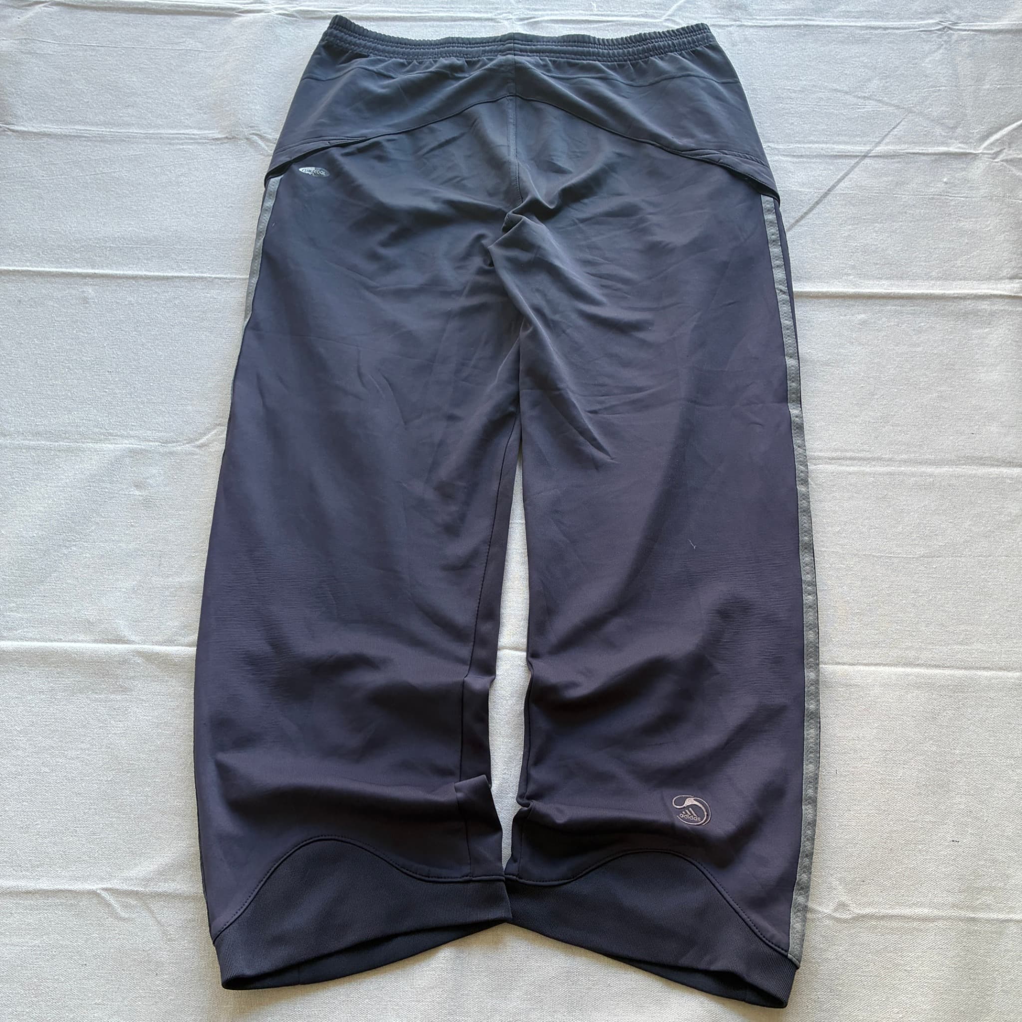 Adidas Men's Black 3-Stripe Climalite Track Pants XXL — photo 5 of 7