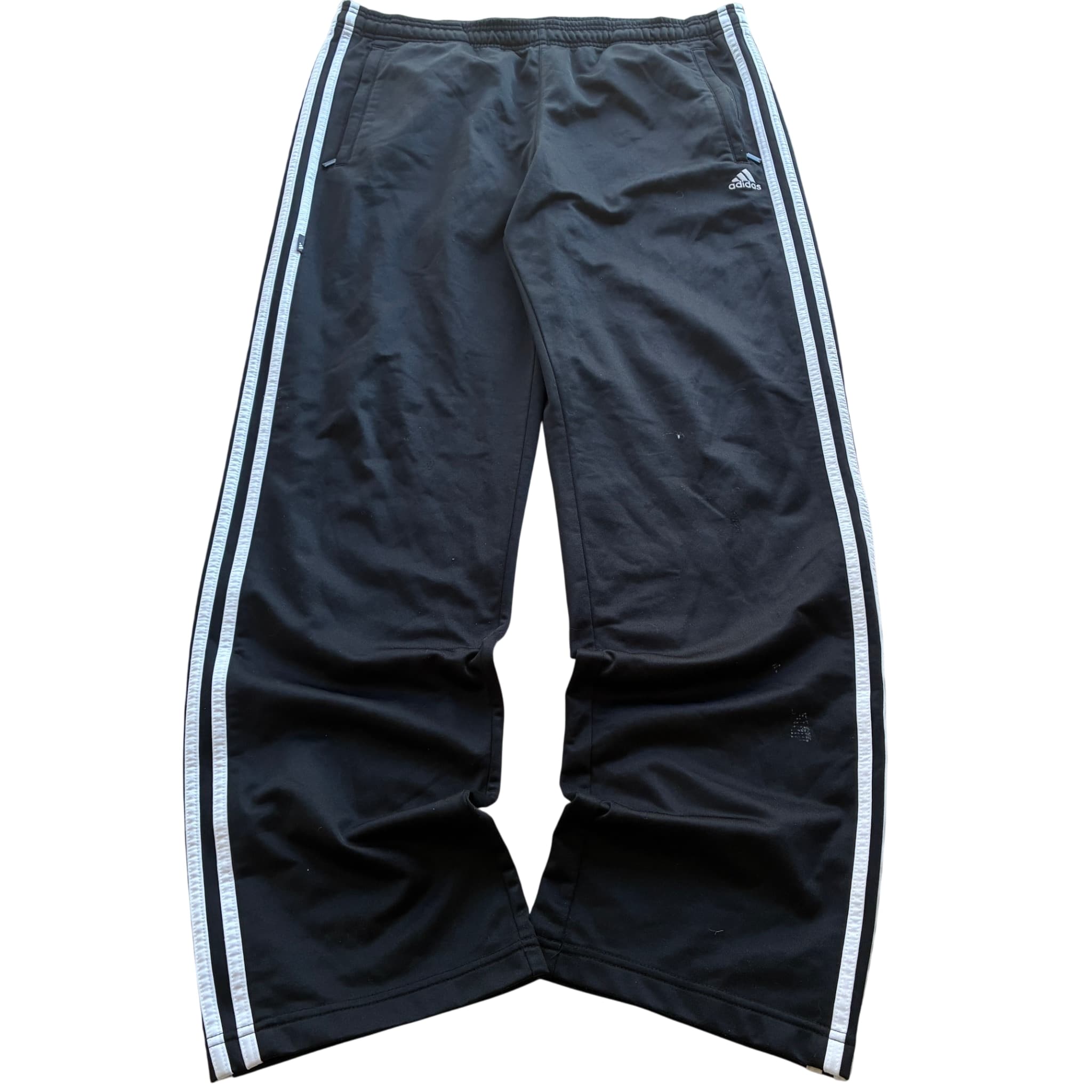 Adidas Men's Black 3-Stripes Track Pants Size L — photo 1 of 9
