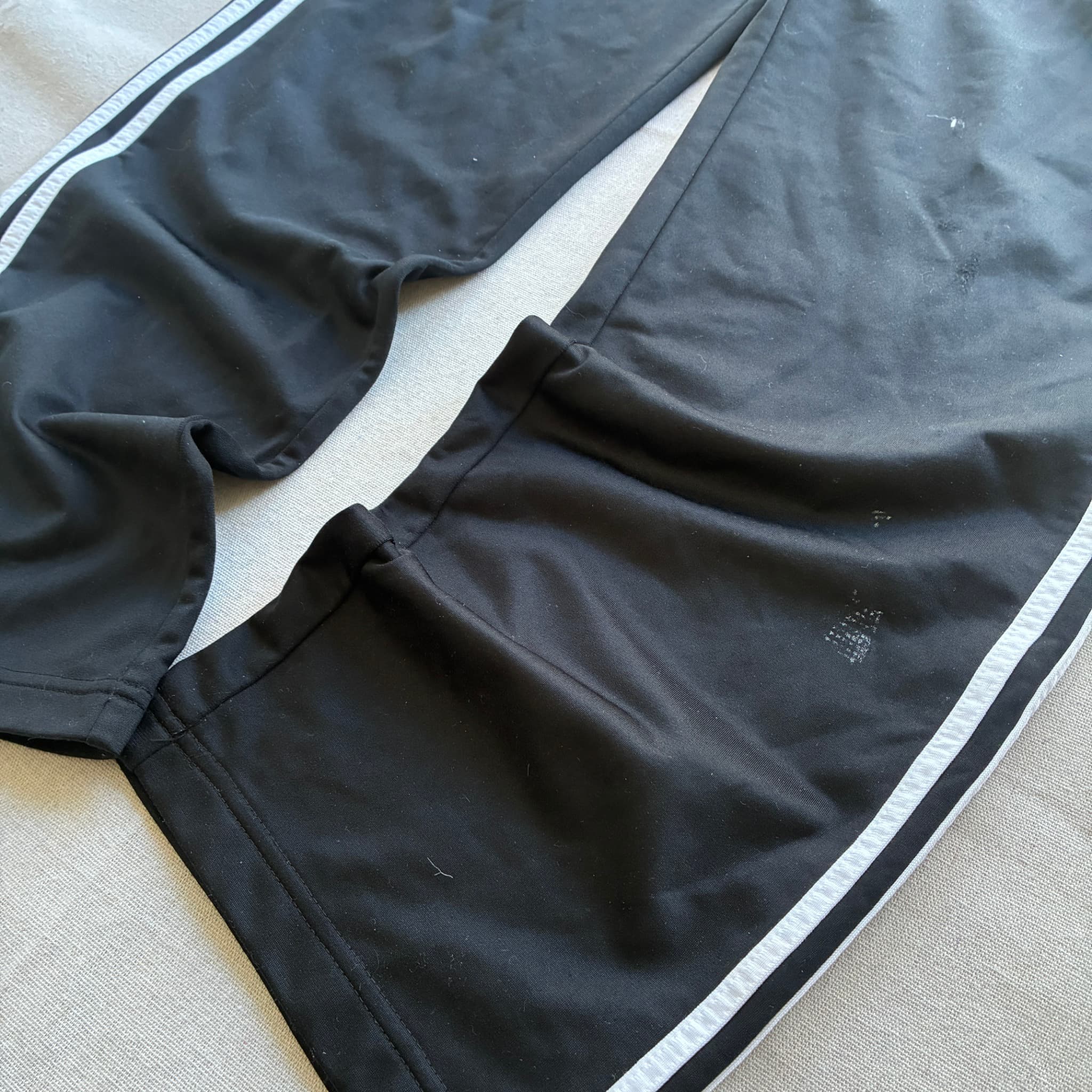Adidas Men's Black 3-Stripes Track Pants Size L — photo 3 of 9