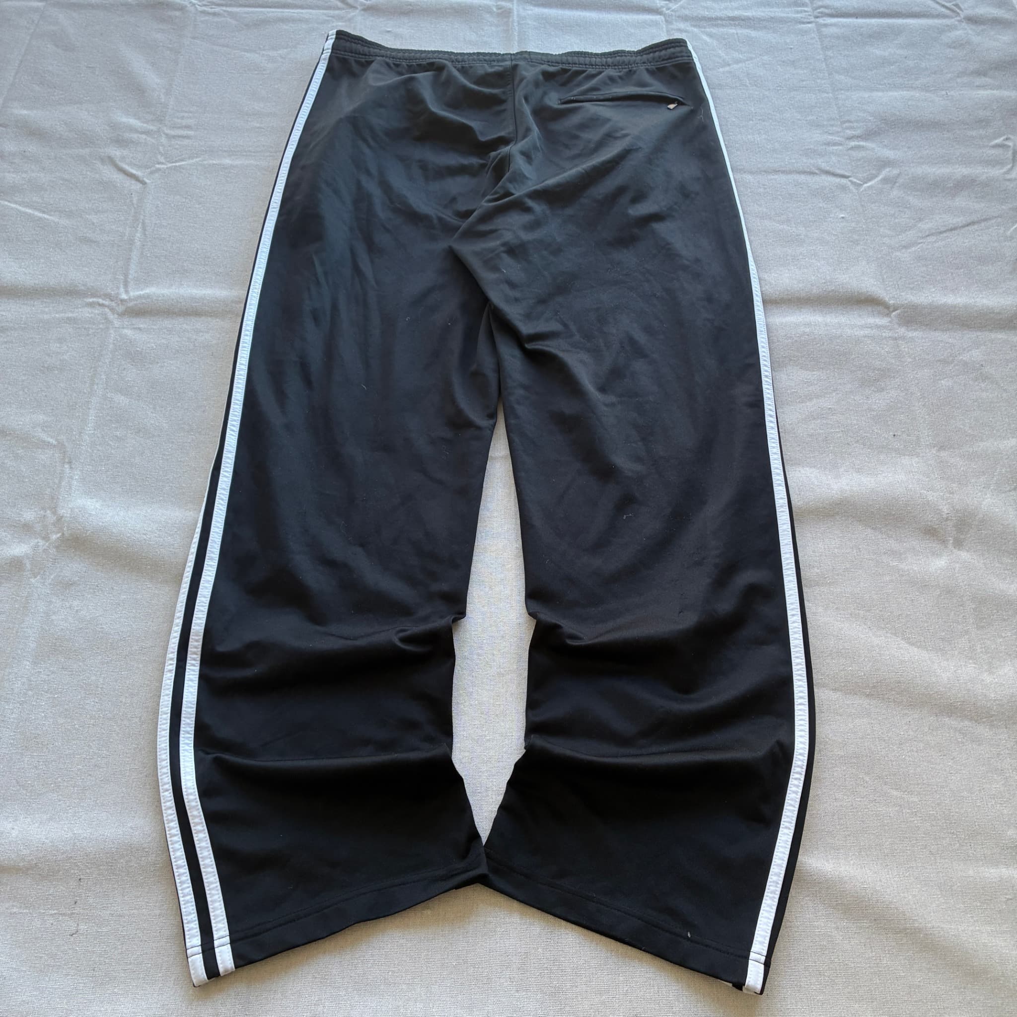 Adidas Men's Black 3-Stripes Track Pants Size L — photo 6 of 9
