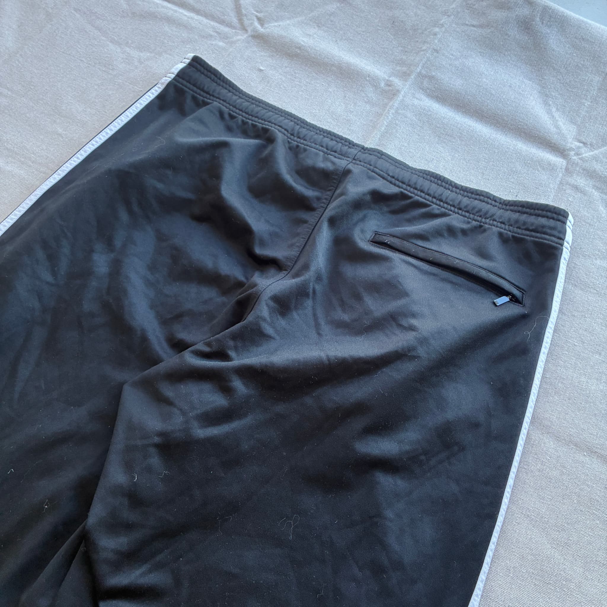 Adidas Men's Black 3-Stripes Track Pants Size L — photo 7 of 9