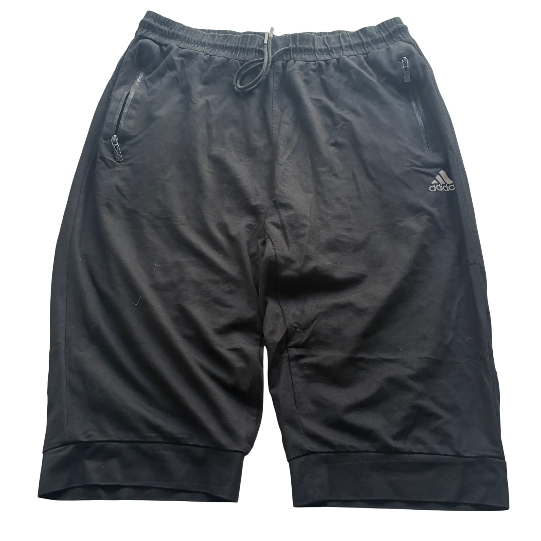 Adidas Men's Black Athletic Performance Shorts With Zipper Pockets — photo 1 of 6