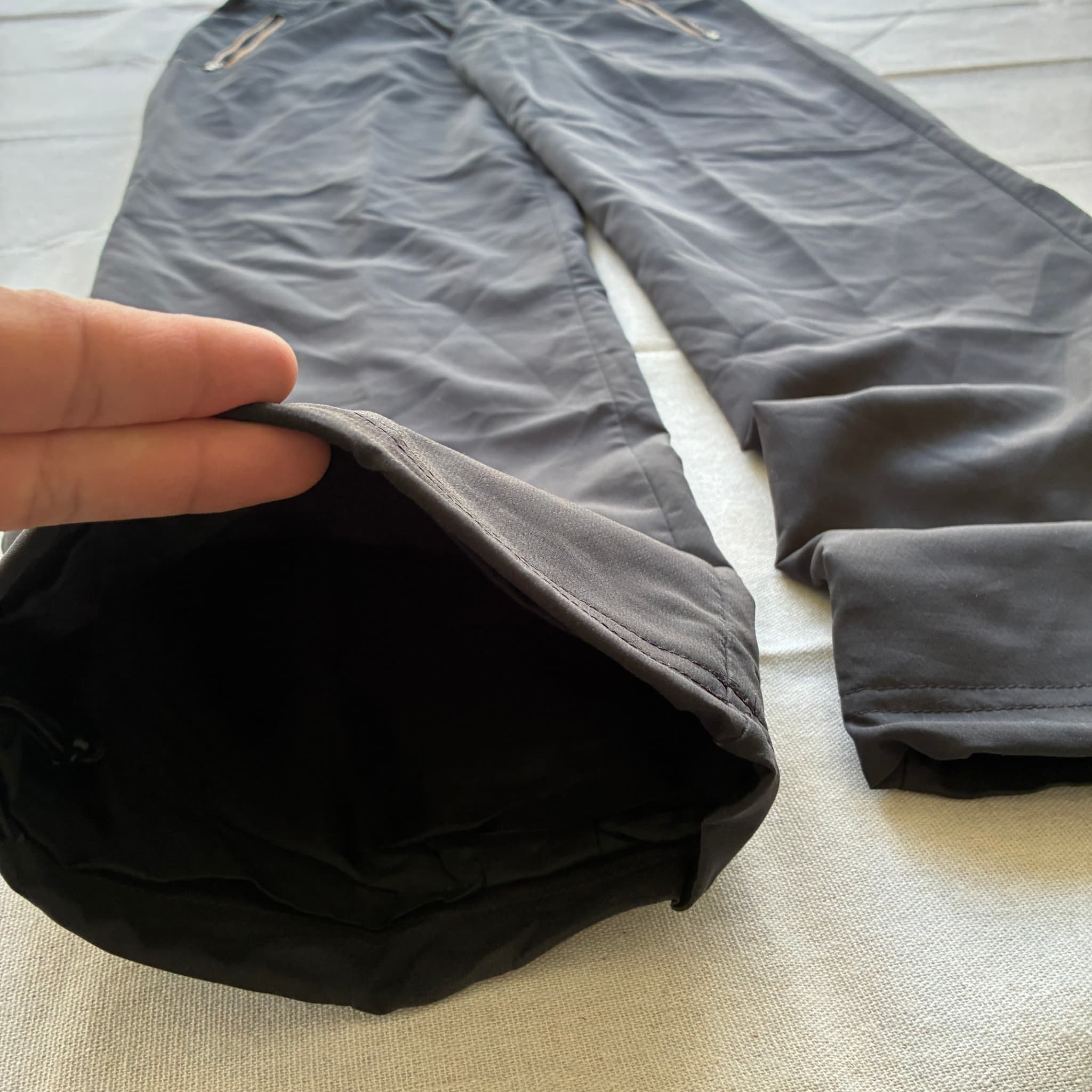 Adidas Men's Black Athletic Track Pants With Zipper Pockets Size S — photo 2 of 7