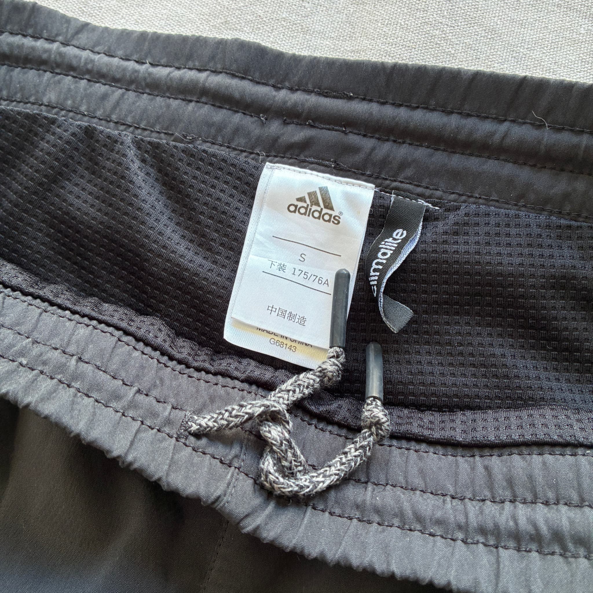 Adidas Men's Black Athletic Track Pants With Zipper Pockets Size S — photo 4 of 7