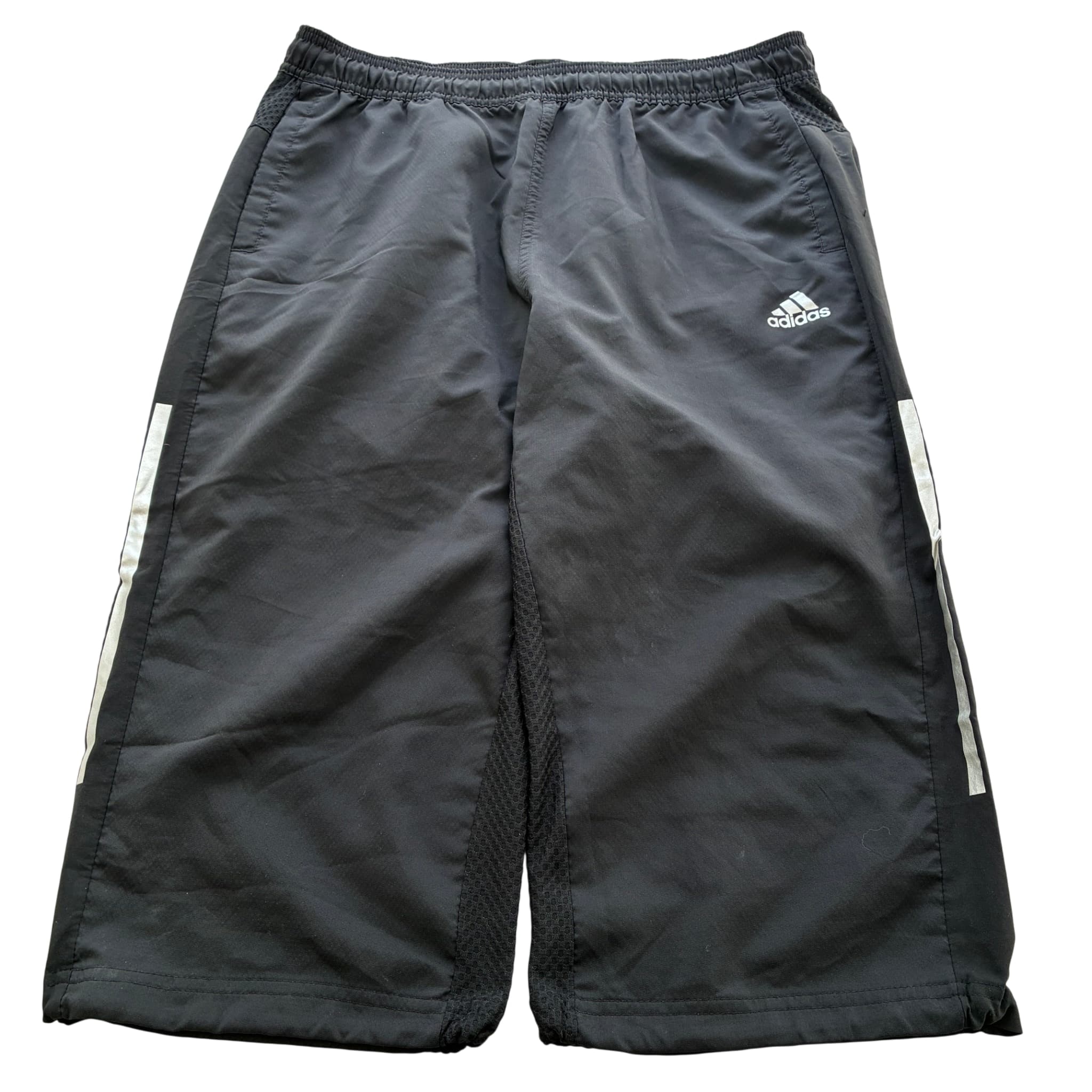 Adidas Men's Black Athletic Training Shorts Baggy Vintage 2000s Release — photo 1 of 7