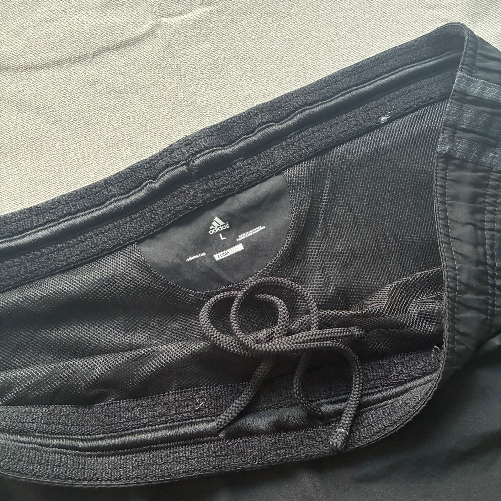 Adidas Men's Black Athletic Training Shorts With Side Panels Size L — photo 4 of 9