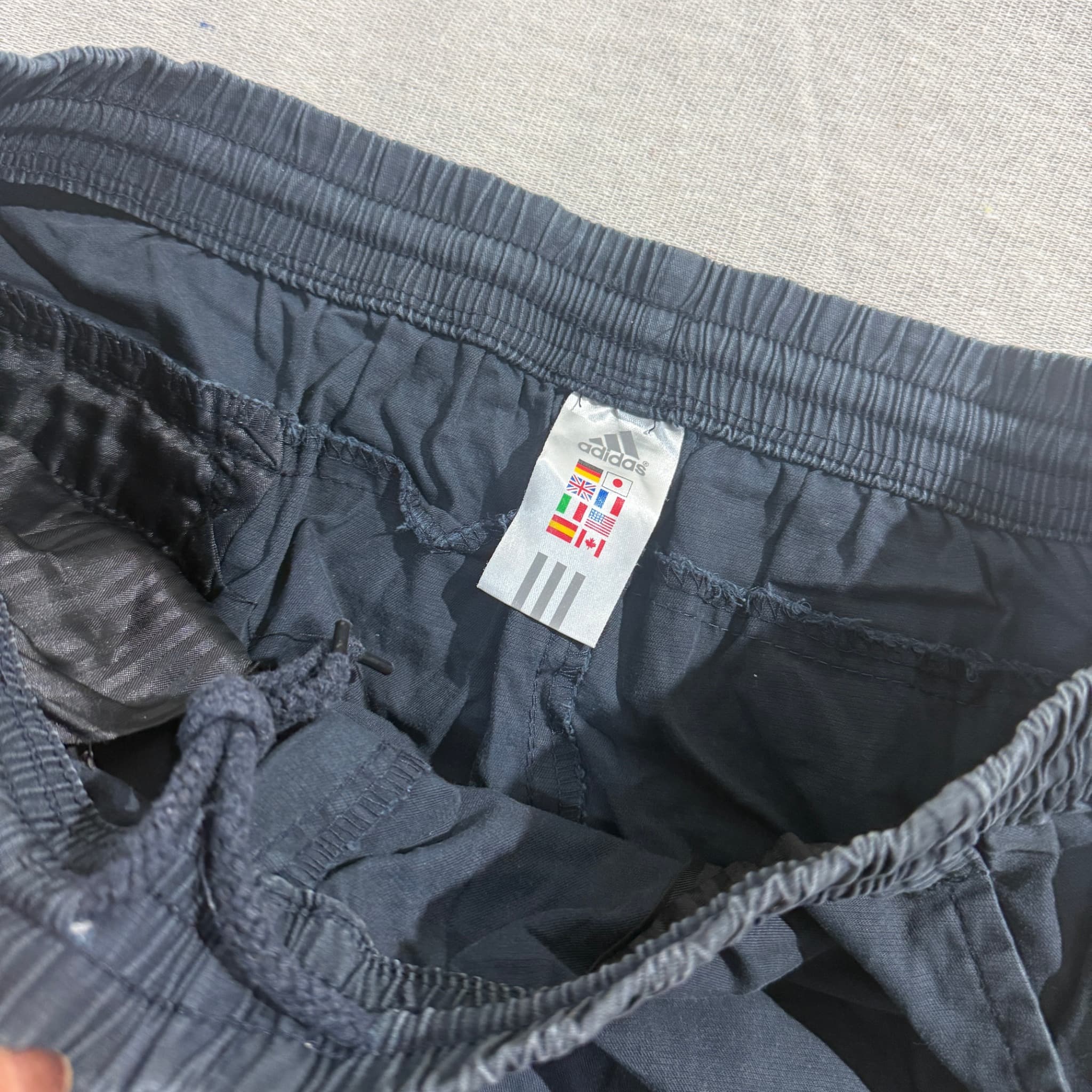 Adidas Men's Black Essential Cotton Blend Elastic Waist Shorts — photo 3 of 5