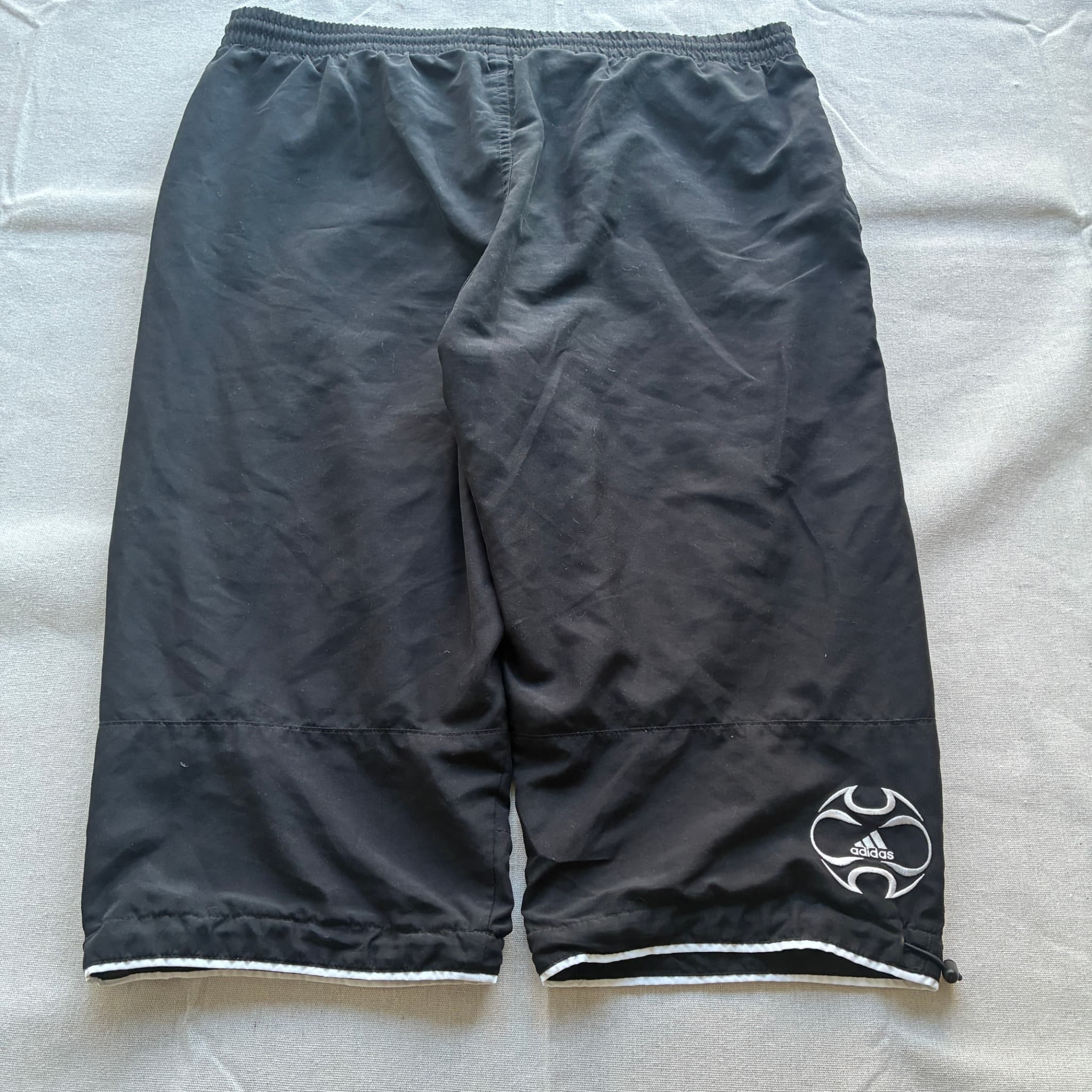 Adidas Men's Black Nylon Athletic Cargo Shorts With Drawstring Hem — photo 5 of 7
