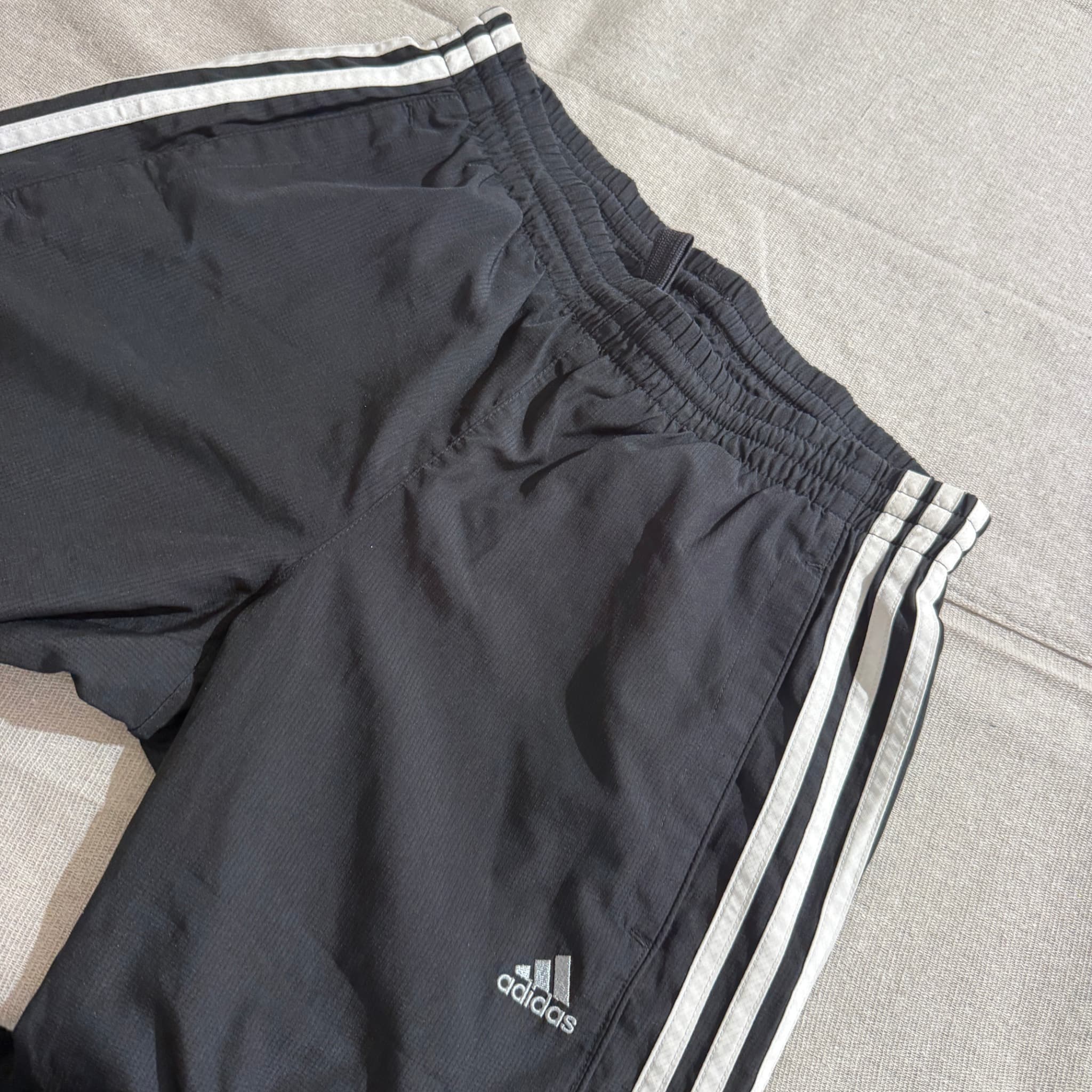 Adidas Men's Black Three-Stripe Athletic Shorts Size S — photo 3 of 6
