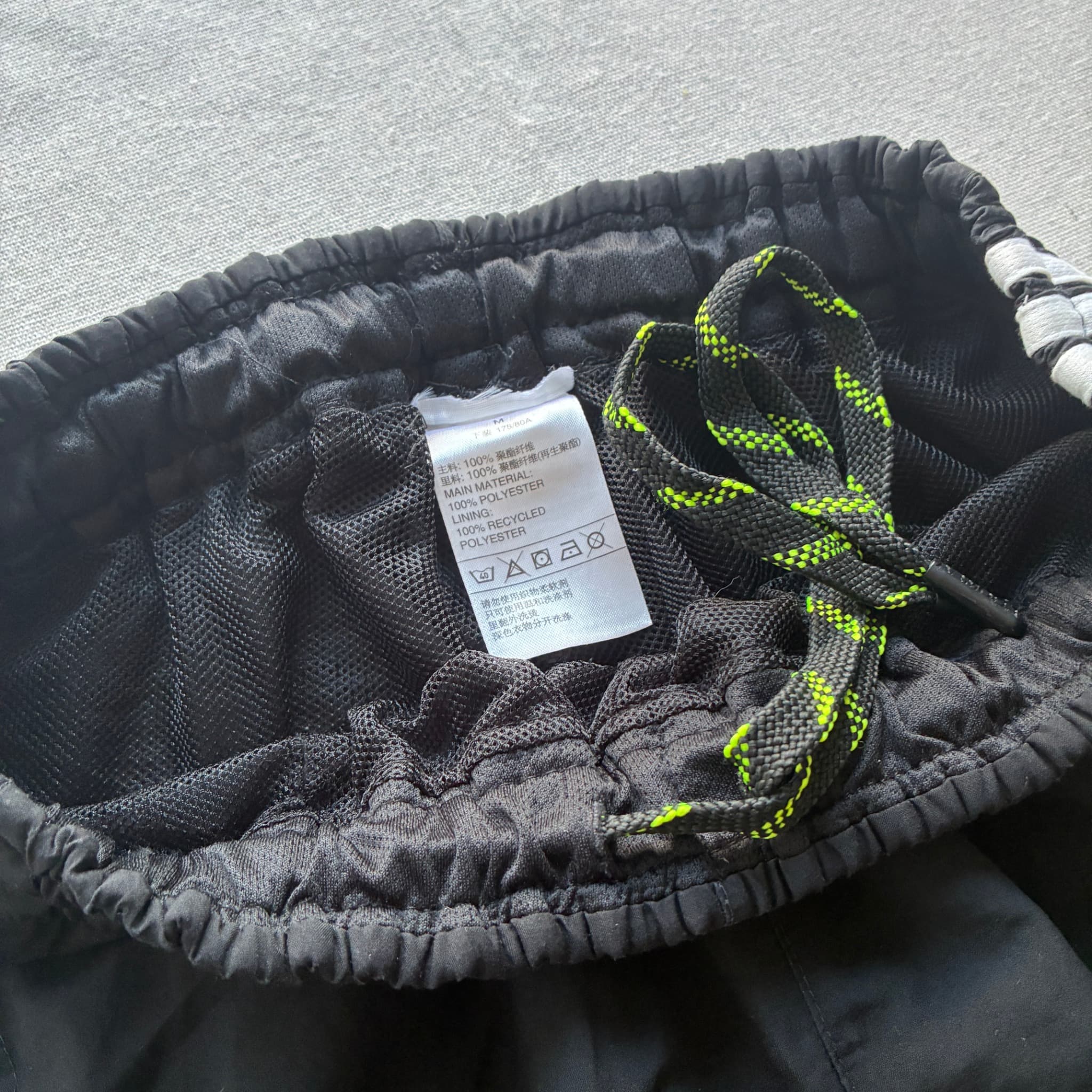 Adidas Men's Black Three-Stripe Track Pants Baggy Vintage 2000s Release M — photo 4 of 6