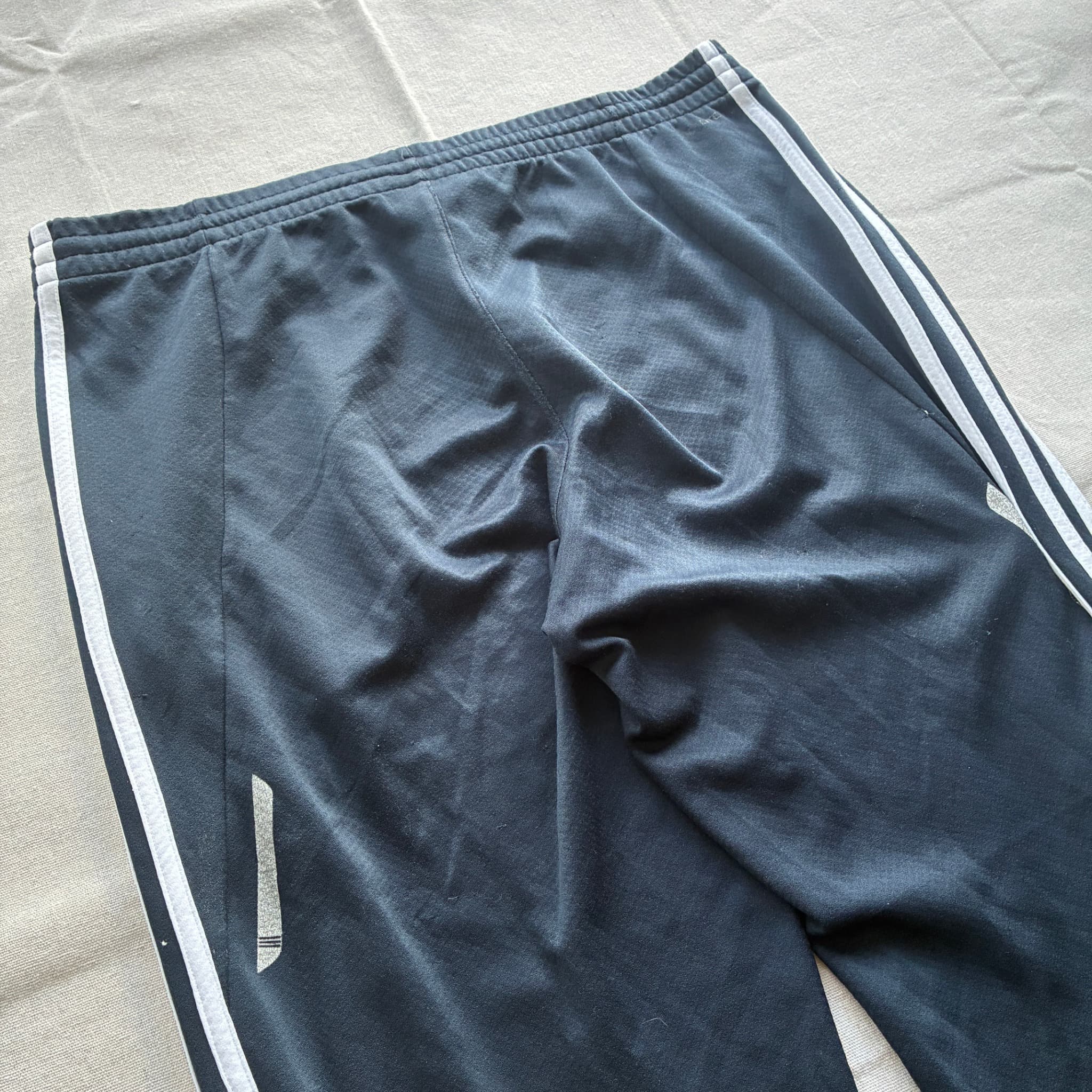 Adidas Men's Black Three-Stripe Track Pants Size M — photo 6 of 11