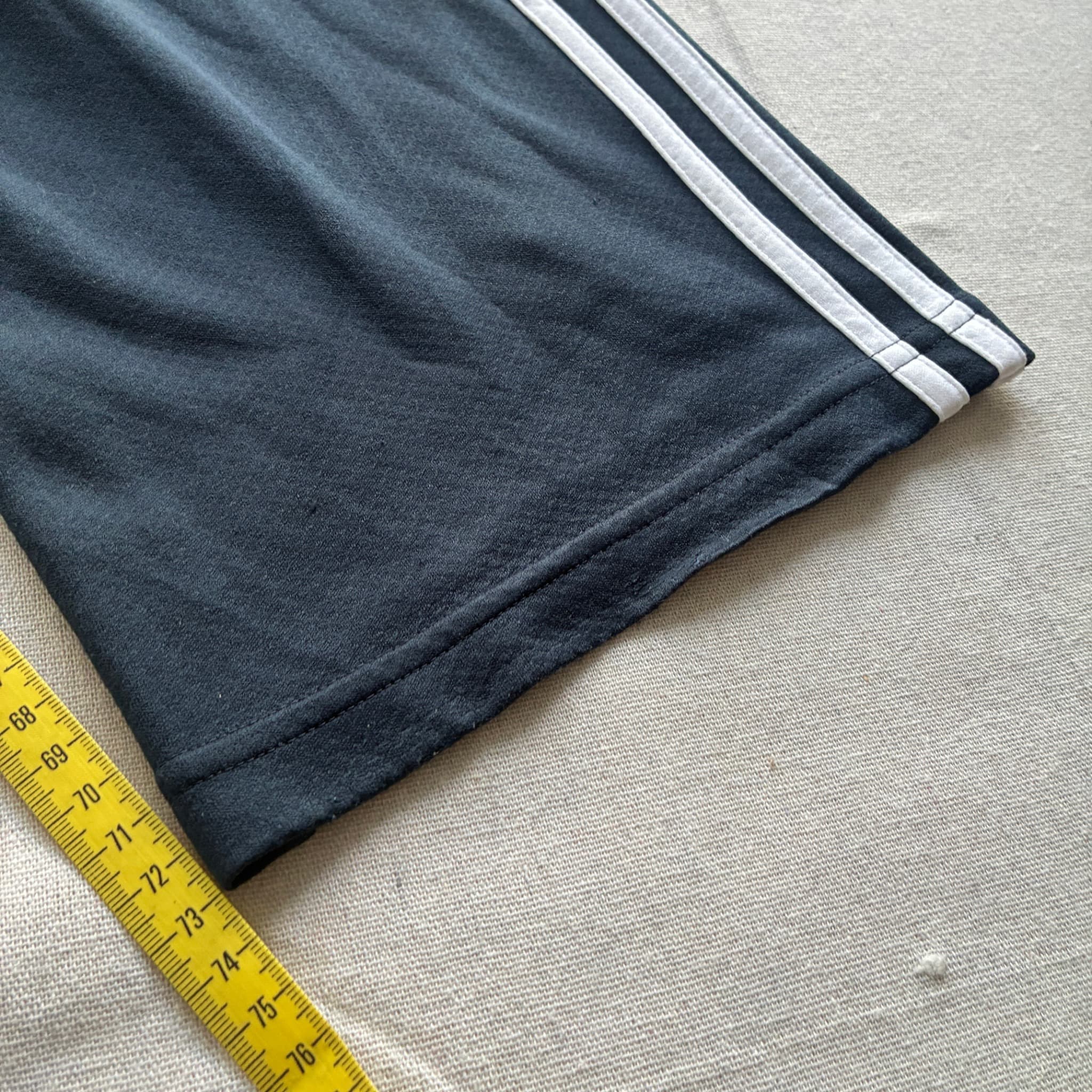 Adidas Men's Black Three-Stripe Track Pants Size M — photo 8 of 11