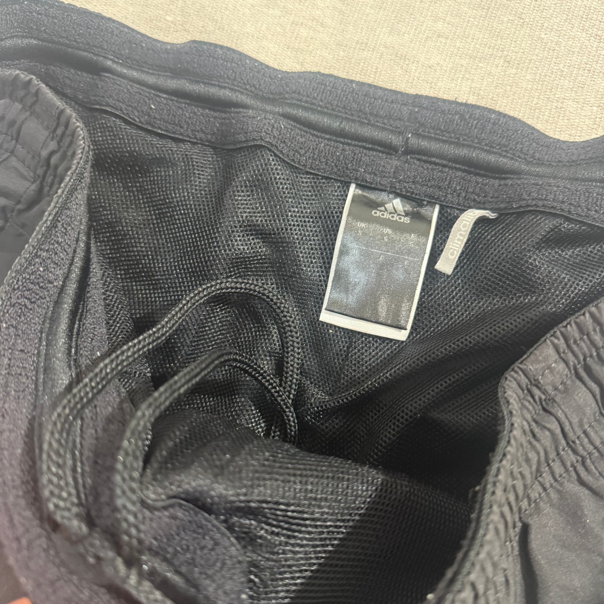 Adidas Men's Black Three-Stripe Track Pants Size S — photo 5 of 7