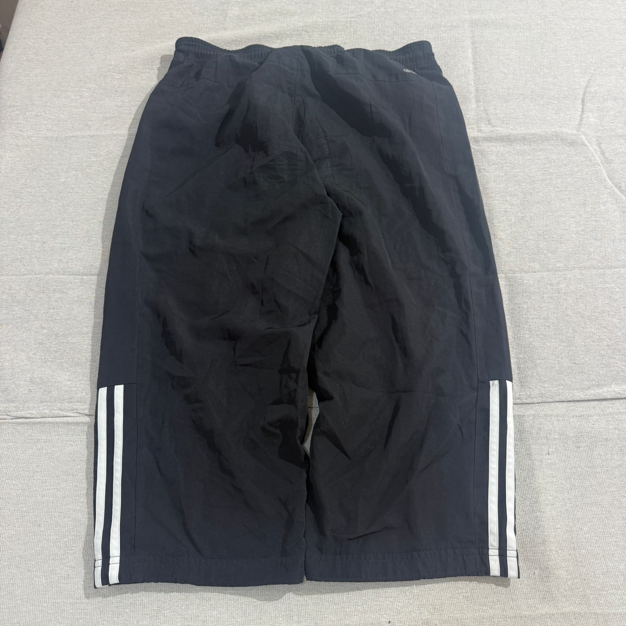 Adidas Men's Black Three-Stripe Track Pants Size S — photo 6 of 7