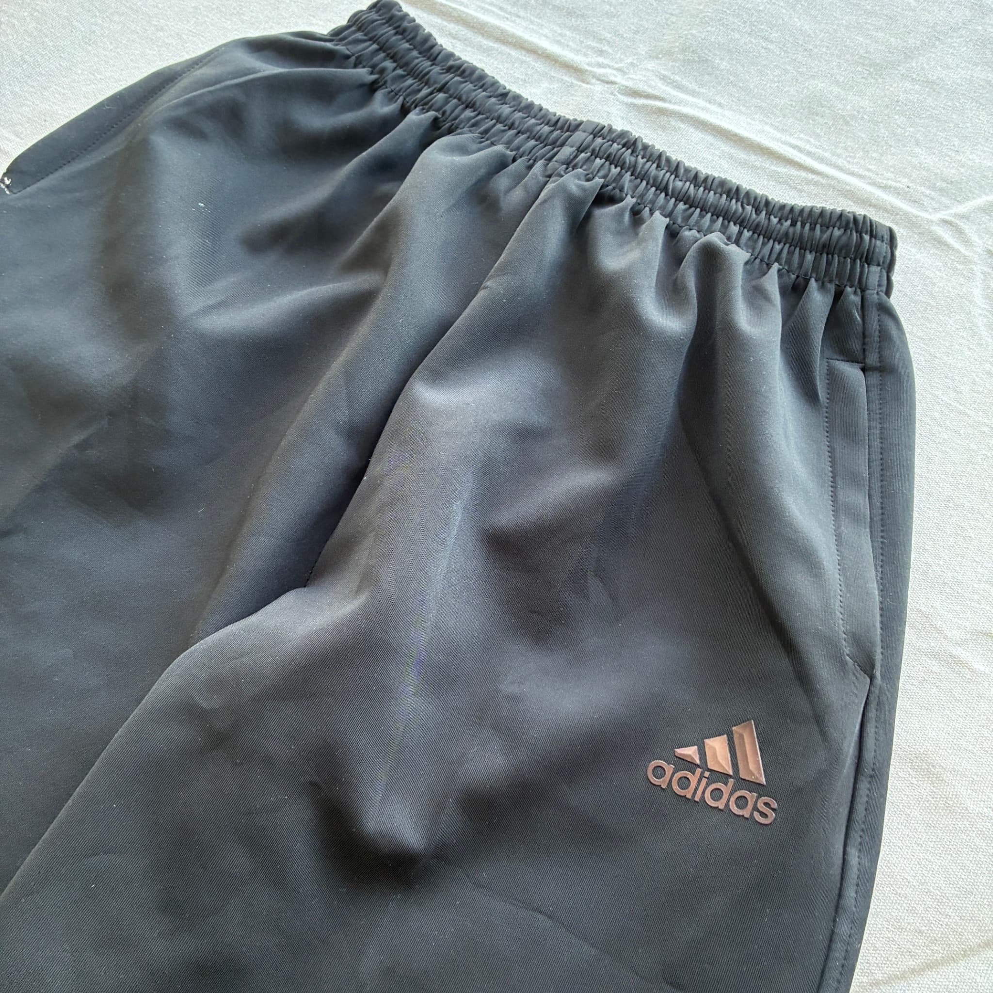 Adidas Men's Black Track Pants Baggy Vintage 2000s Release — photo 3 of 7
