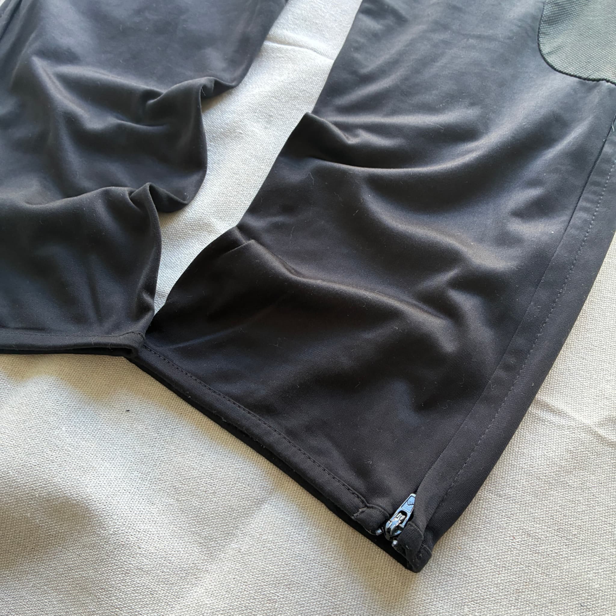Adidas Men's Black Track Pants Blue Three-Stripes Size L — photo 7 of 8