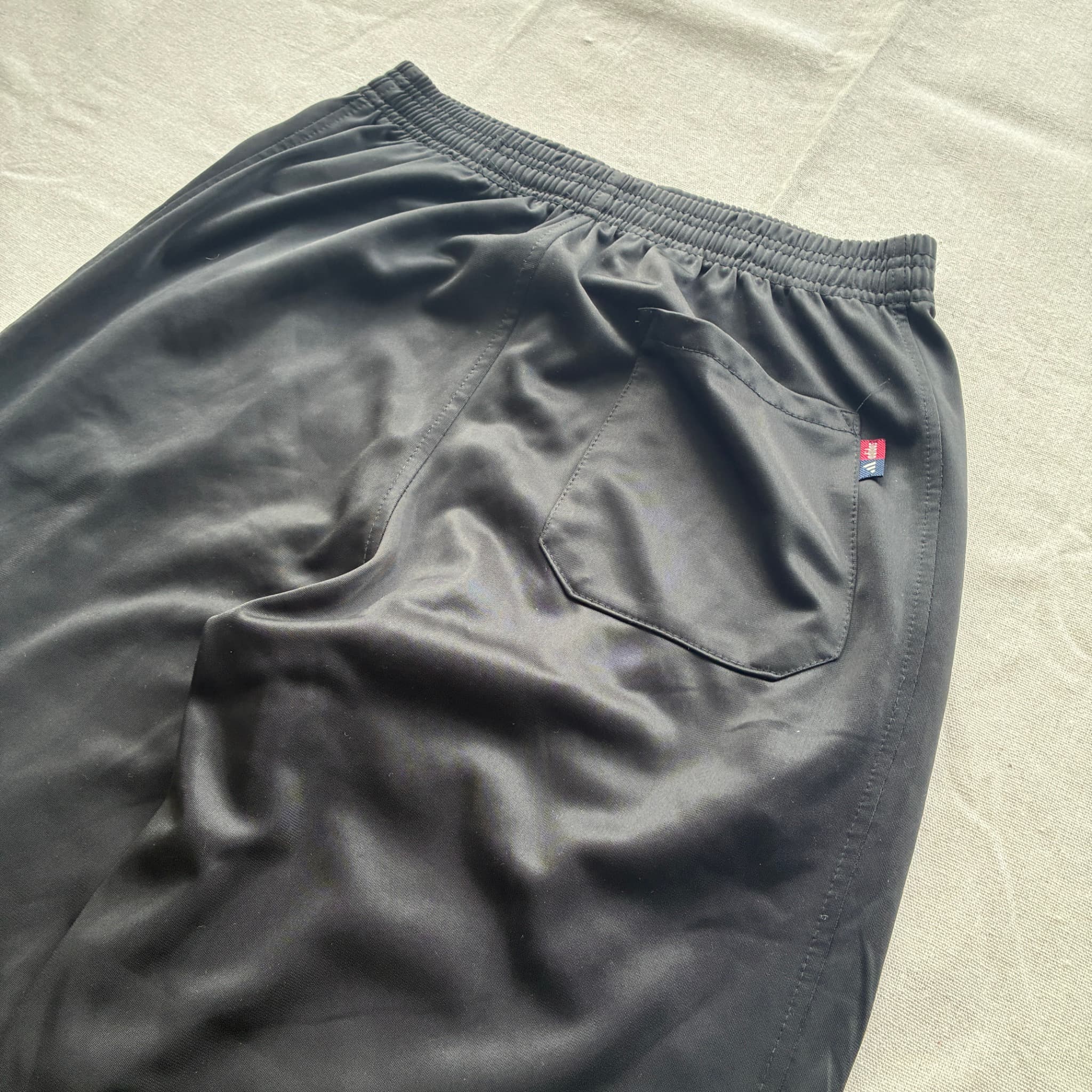 Adidas Men's Black Track Pants With Side Stripes — photo 5 of 10