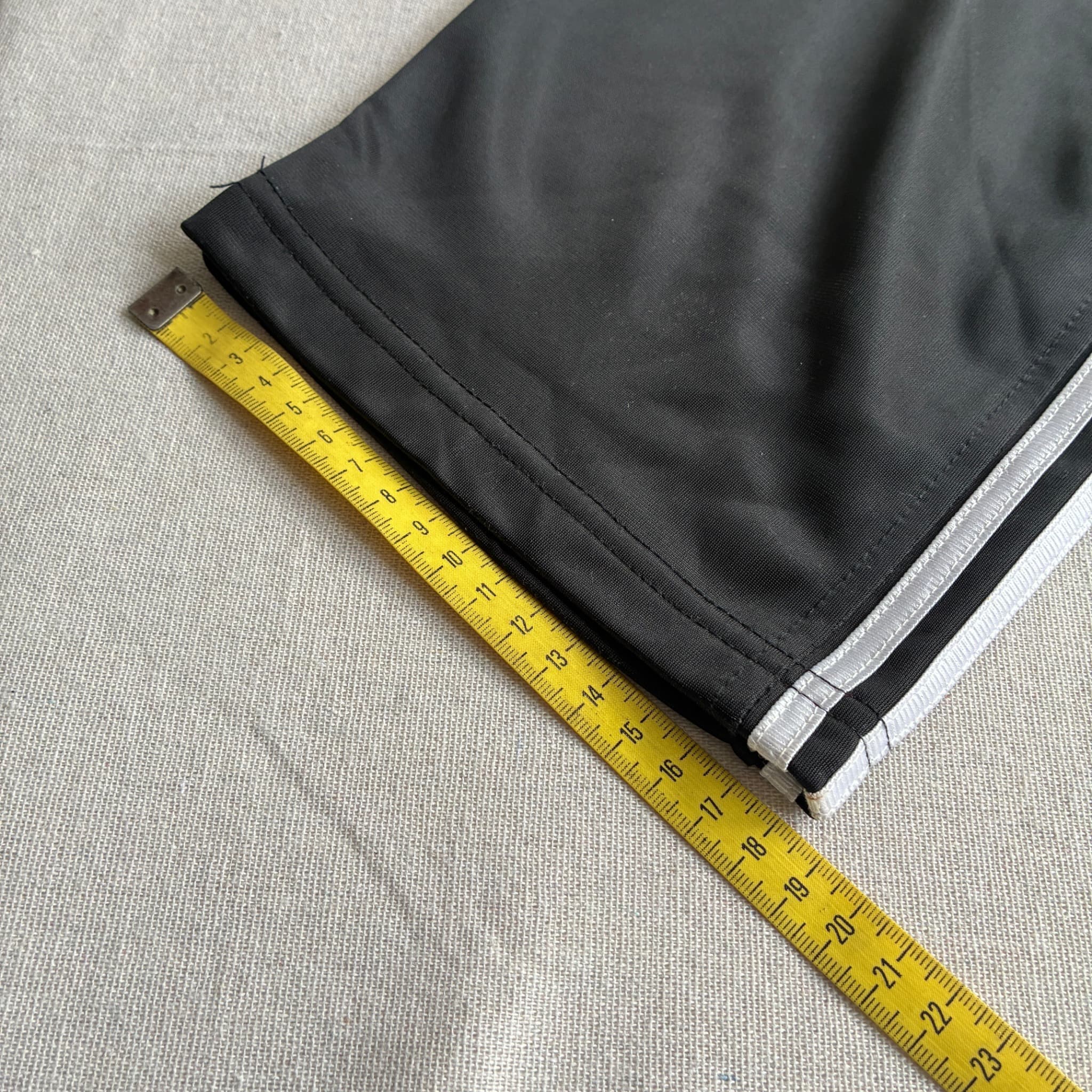 Adidas Men's Black Track Pants With Side Stripes — photo 8 of 10