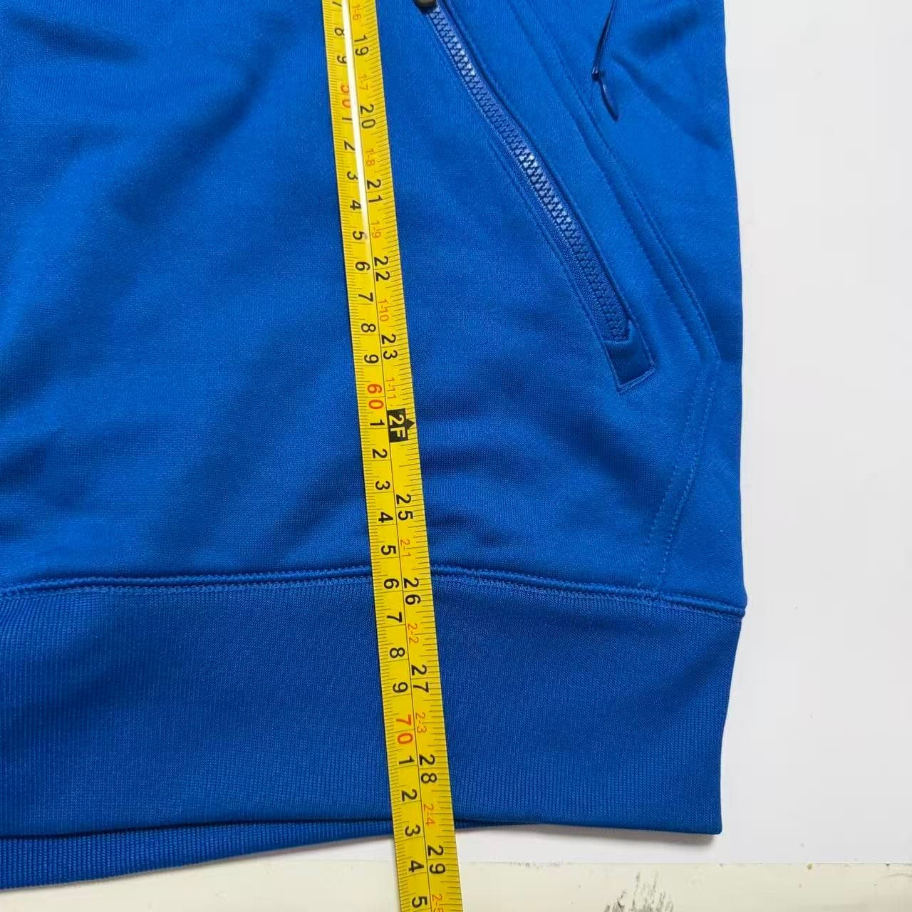 Adidas Men's Blue & Navy Full-Zip Track Hoodie — photo 4 of 8