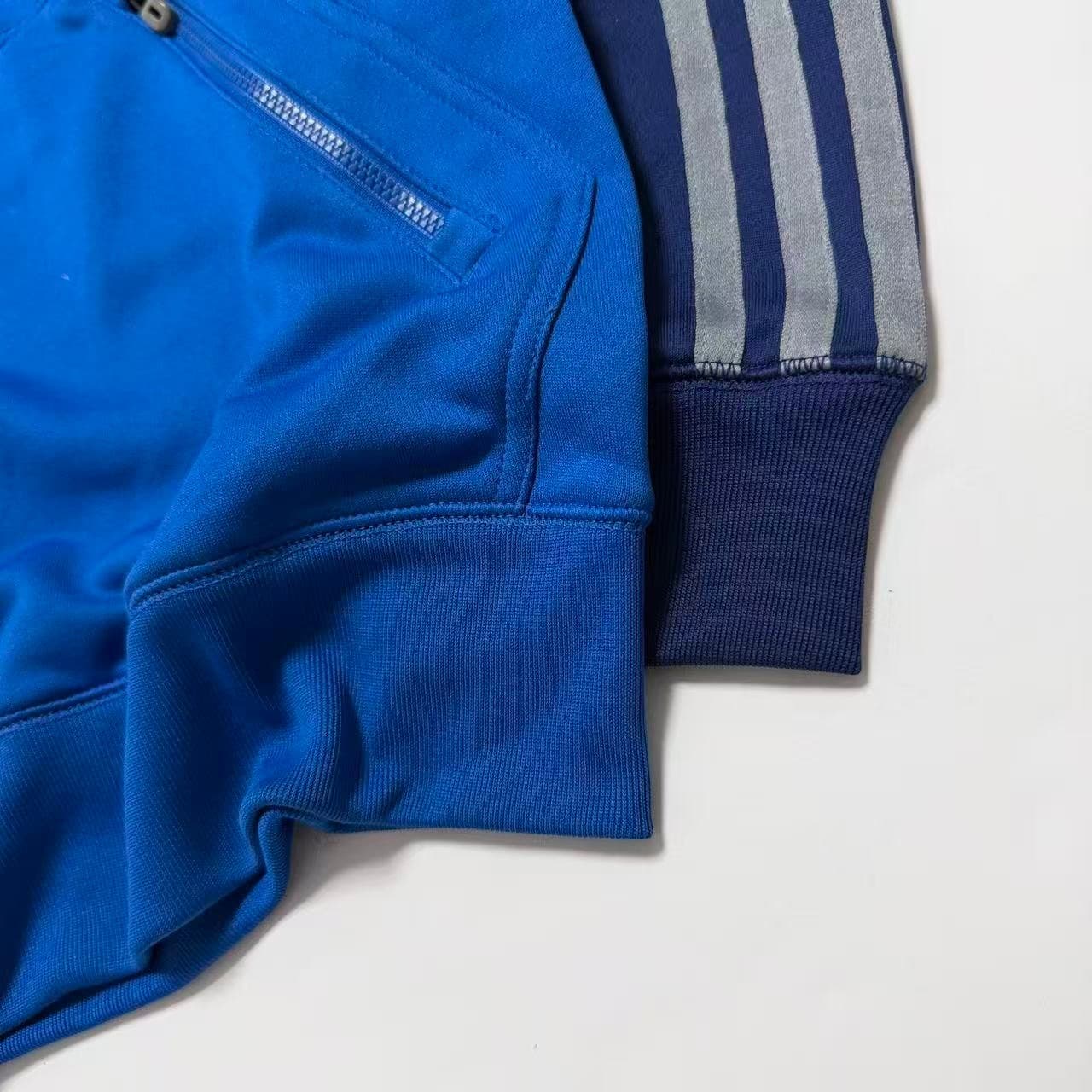 Adidas Men's Blue & Navy Full-Zip Track Hoodie — photo 6 of 8